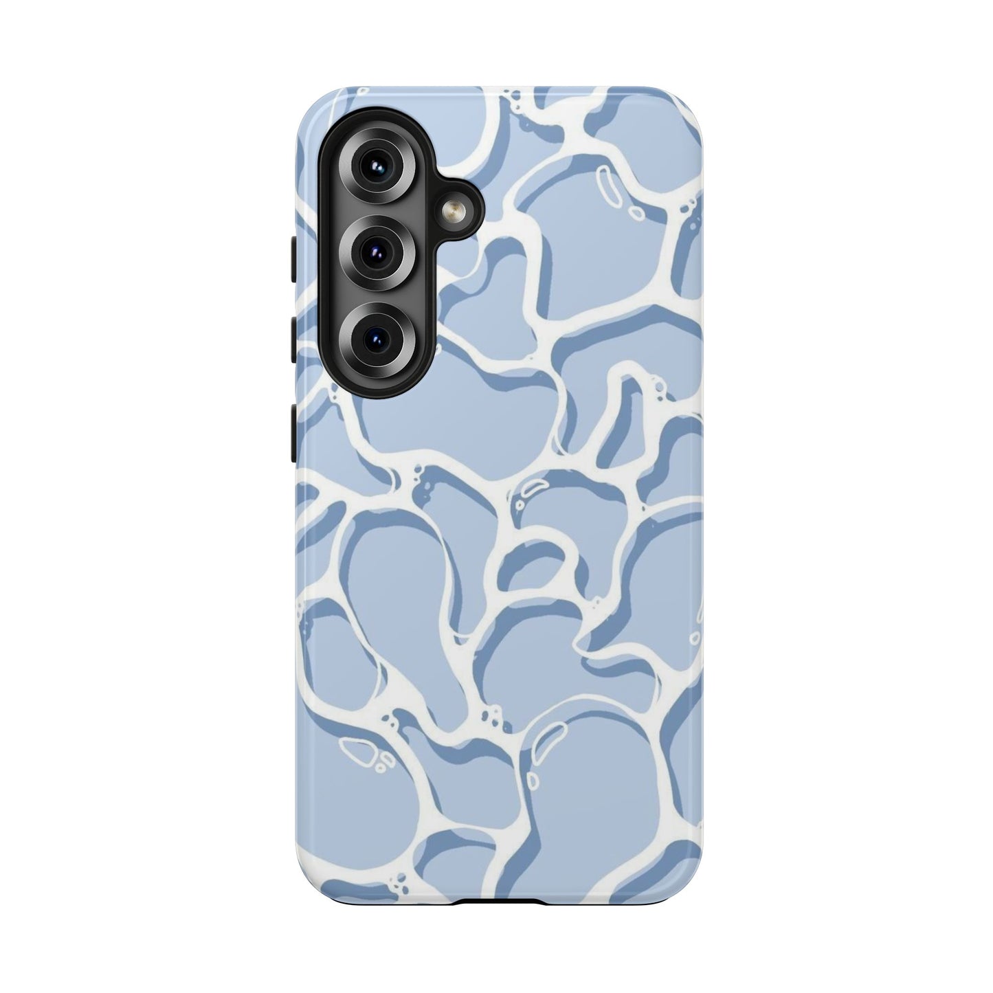 Blue Abstract Pool Pattern Tough Phone Case