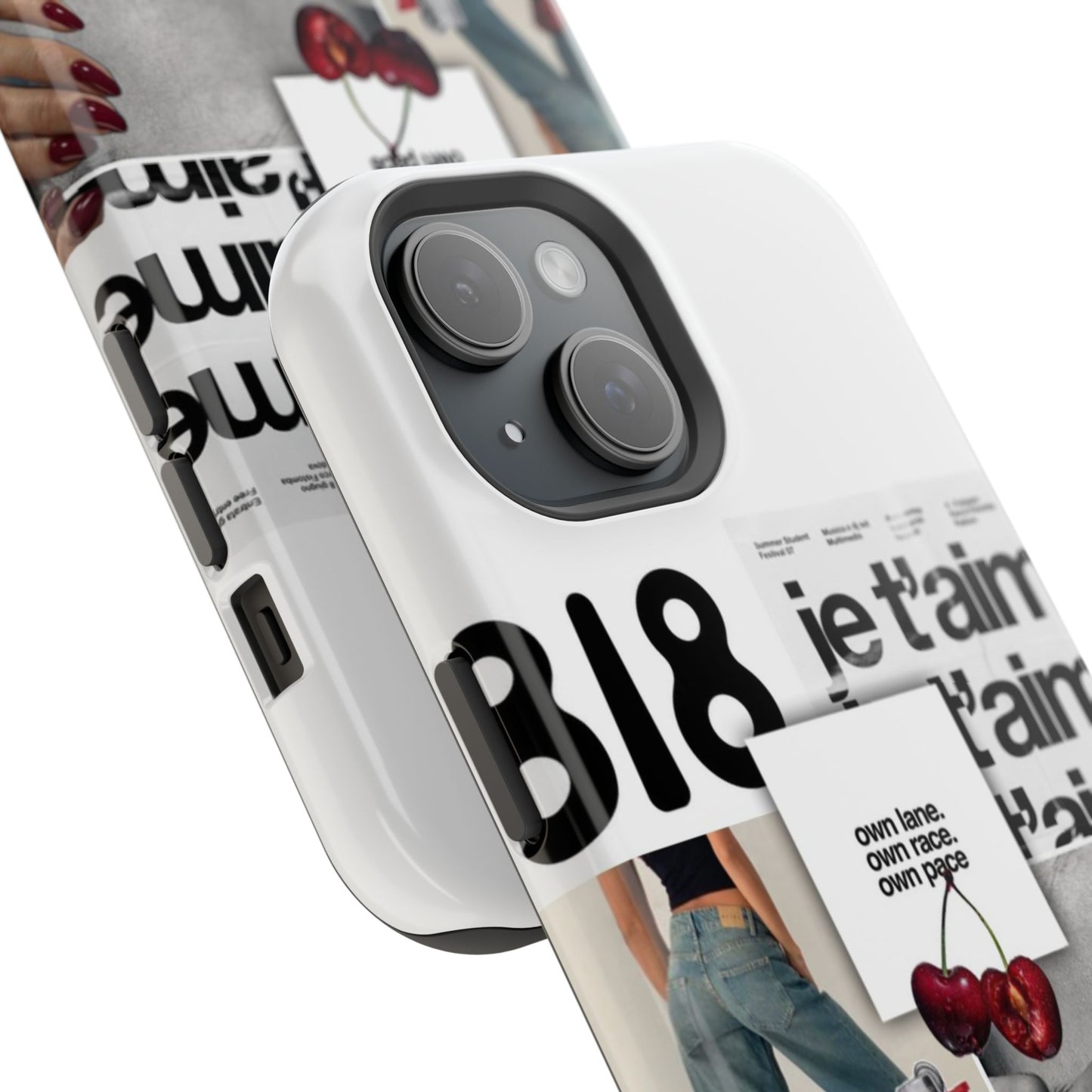 Collage 'Je t’aime' Magnetic Impact-Resistant Phone Case