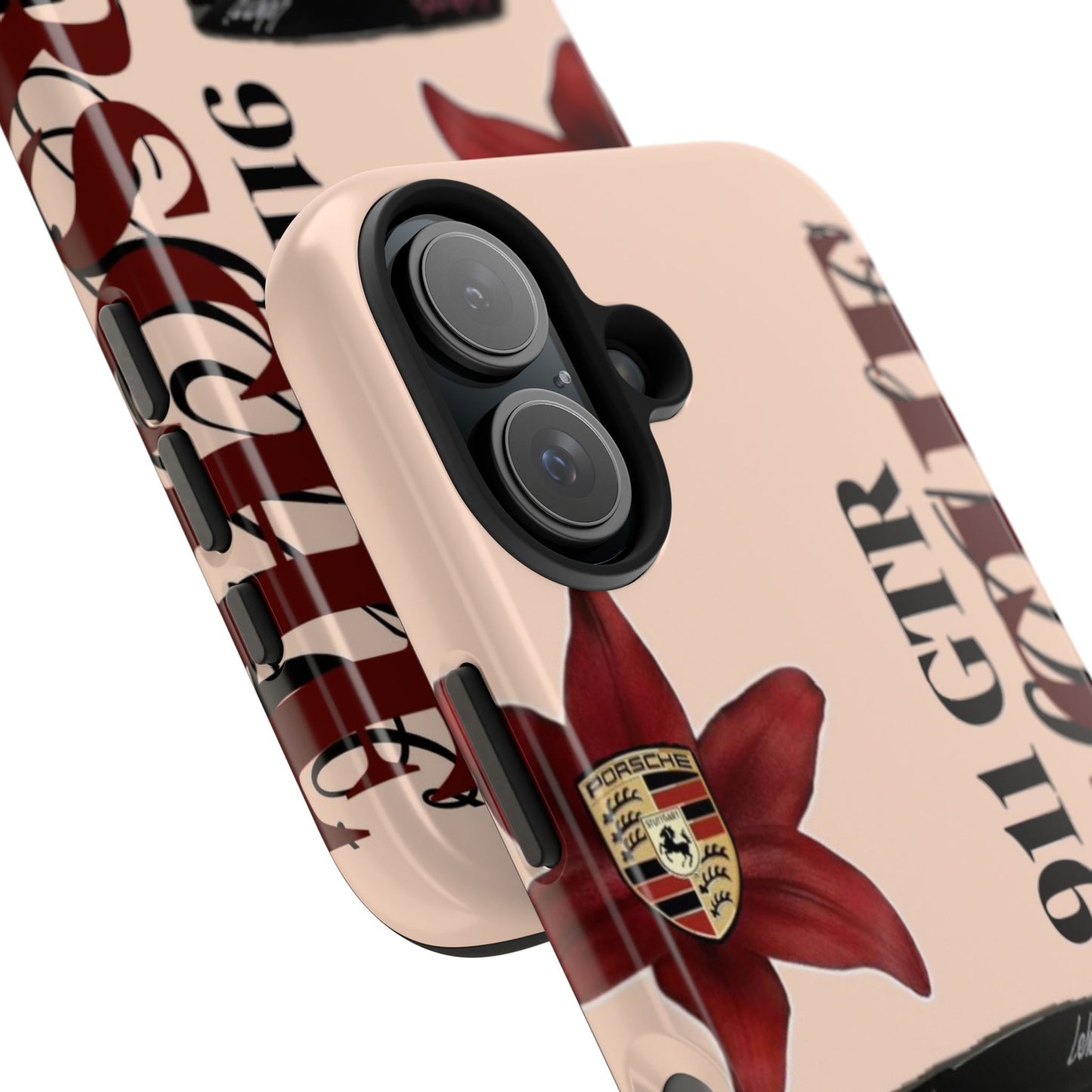 Porsche 911 GT-R Red Orchid Tough Phone Case — Sports Car Protective Cover