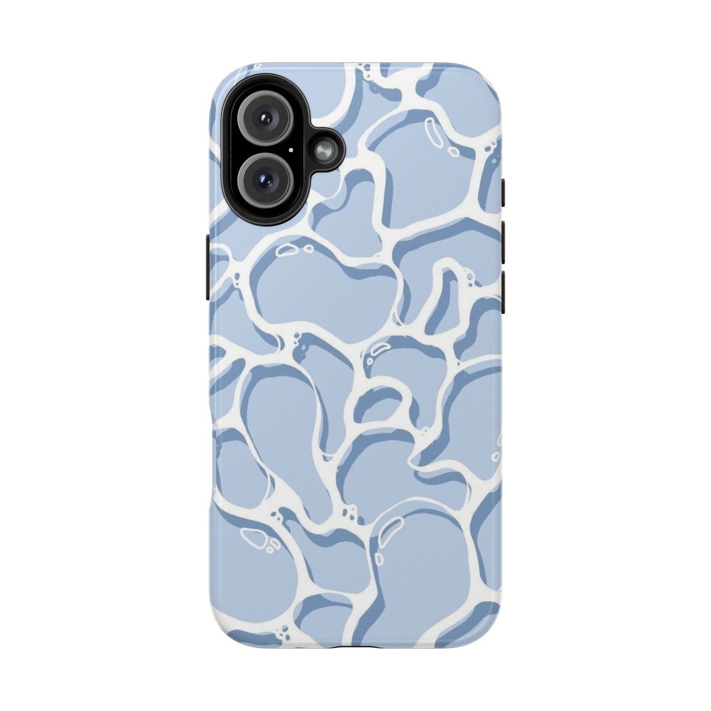 Blue Abstract Pool Pattern Tough Phone Case