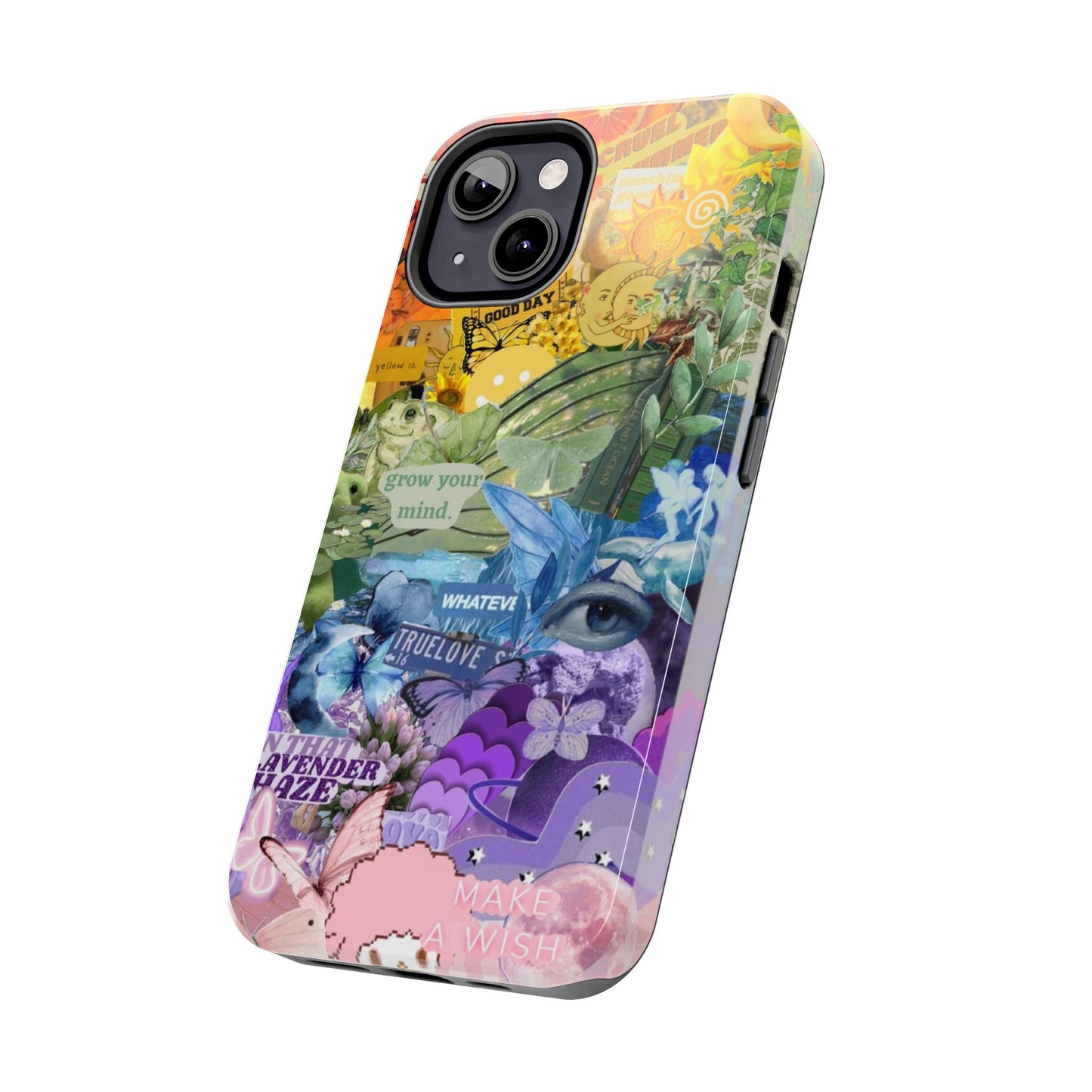 Collage Art Phone Case — 'Grow Your Mind' Lavender Haze Tough Case