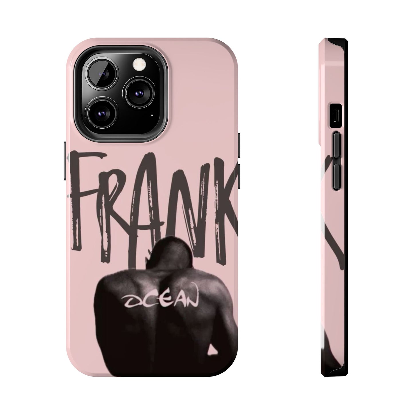 Frank Ocean Tough Phone Case — Pink Back Silhouette Design