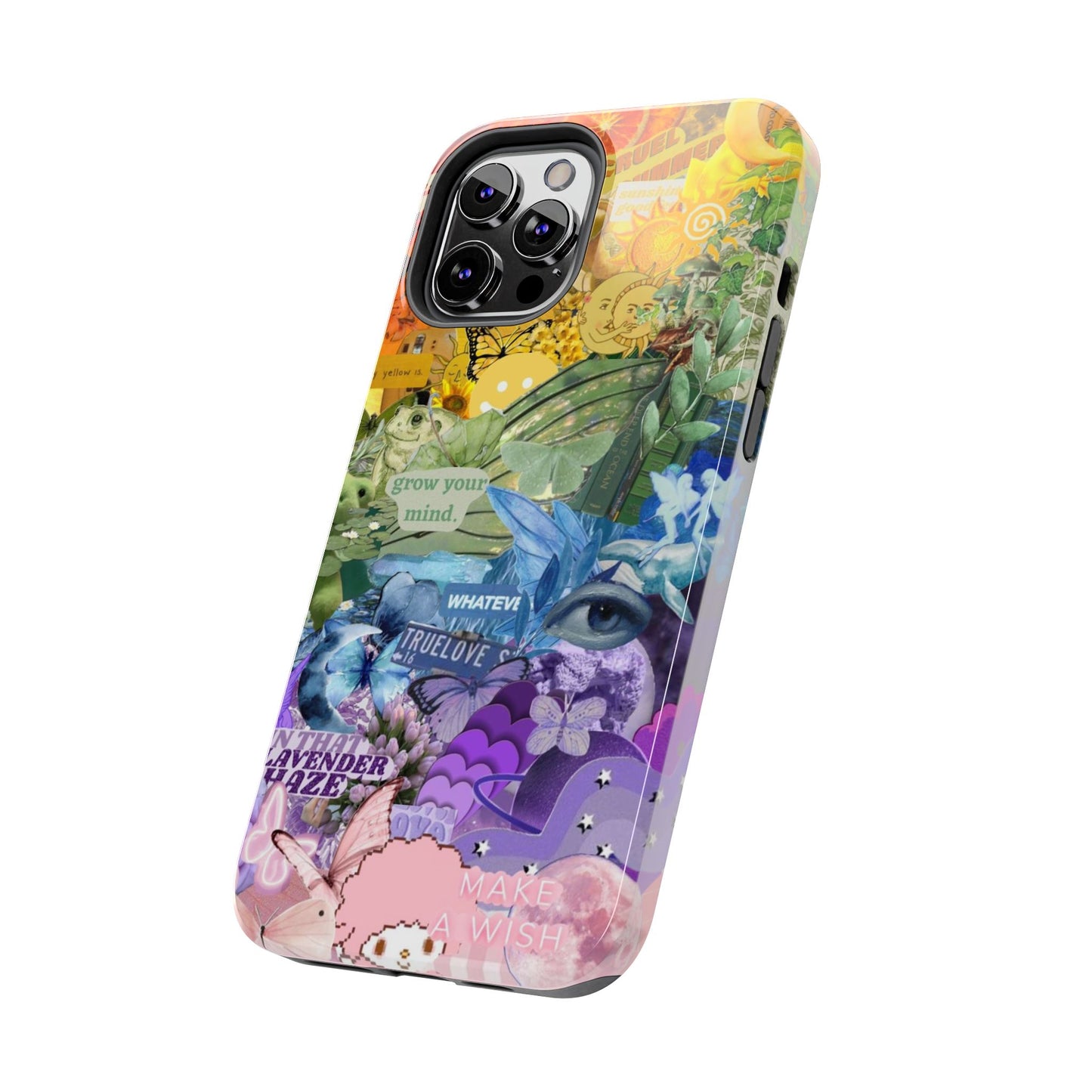 Collage Art Phone Case — 'Grow Your Mind' Lavender Haze Tough Case