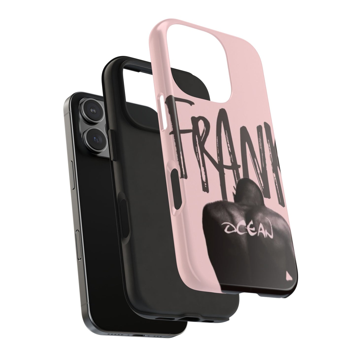 Frank Ocean Tough Phone Case — Pink Back Silhouette Design