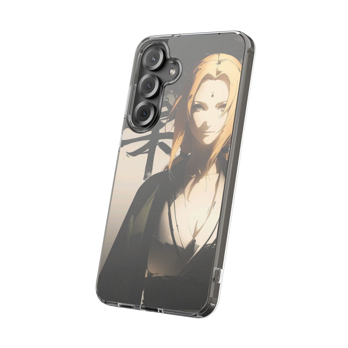 Clear Anime Character Impact-Resistant Phone Case