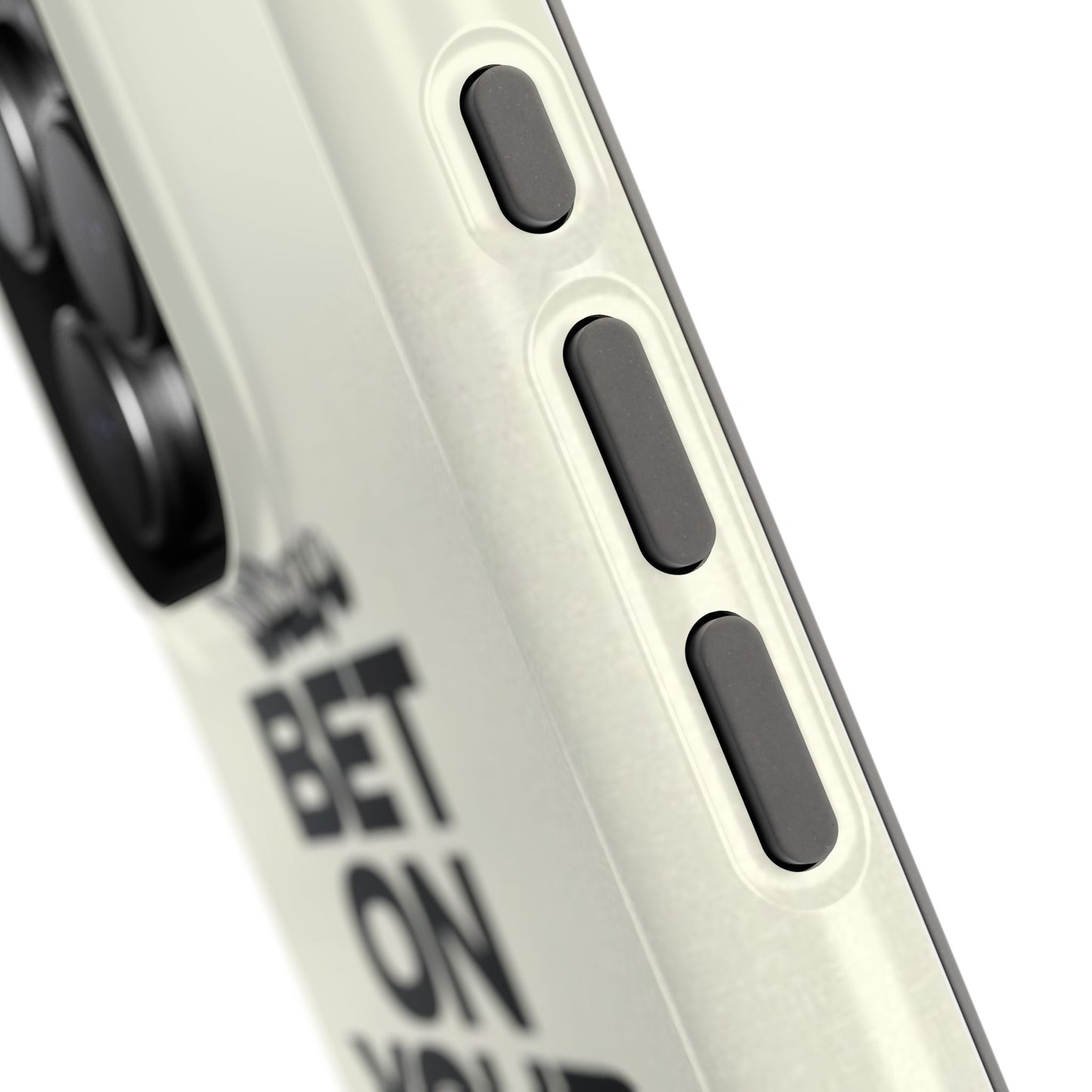 Magnetic Impact-Resistant Case — "Bet On Your Damn Self" Motivational Phone Cover