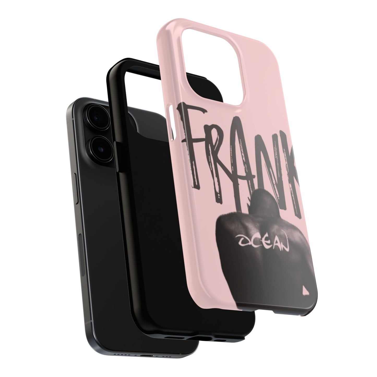 Frank Ocean Tough Phone Case — Pink Back Silhouette Design