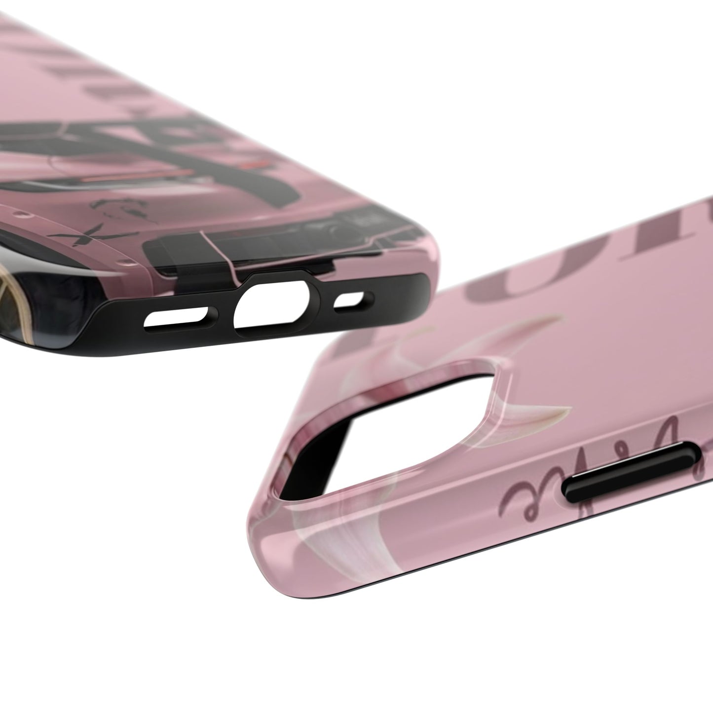 Pink Racing Car Tough Phone Case — 'Queen' Sportback Design