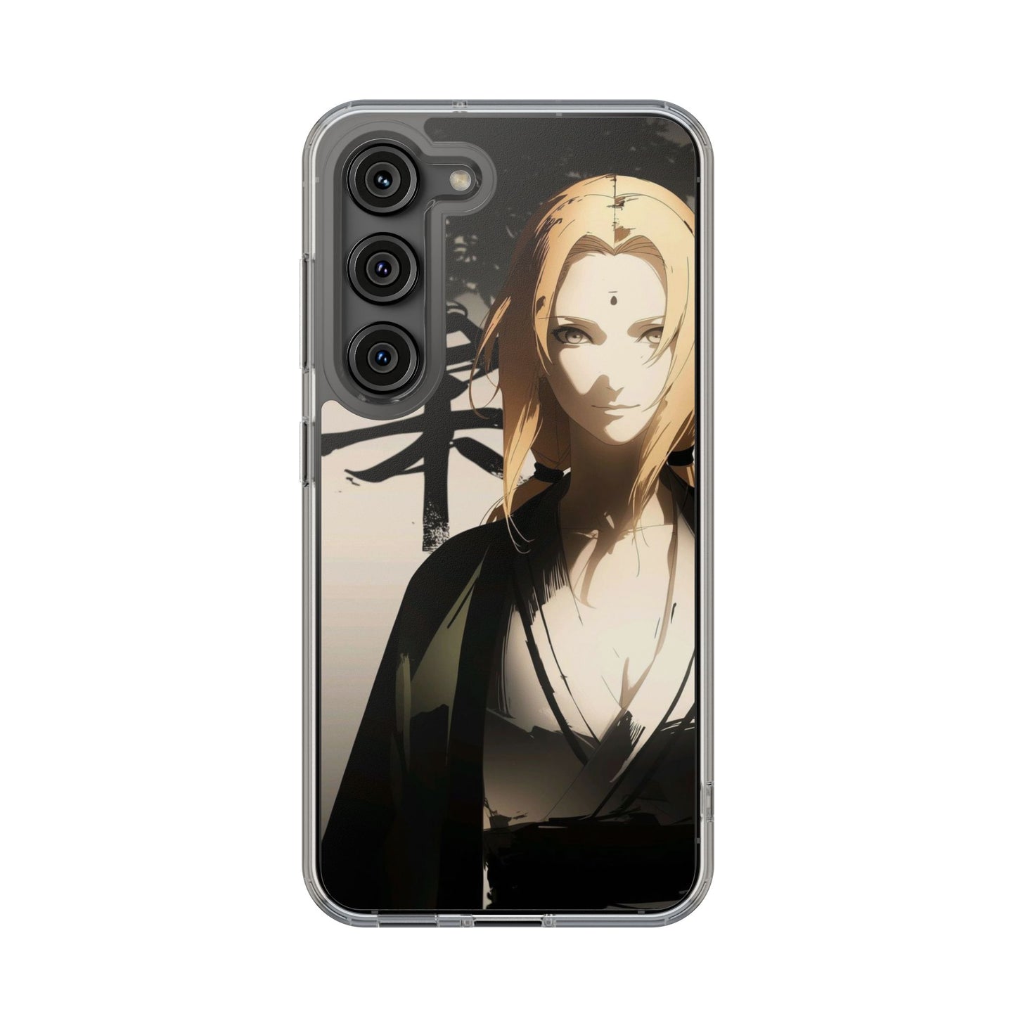 Clear Anime Character Impact-Resistant Phone Case