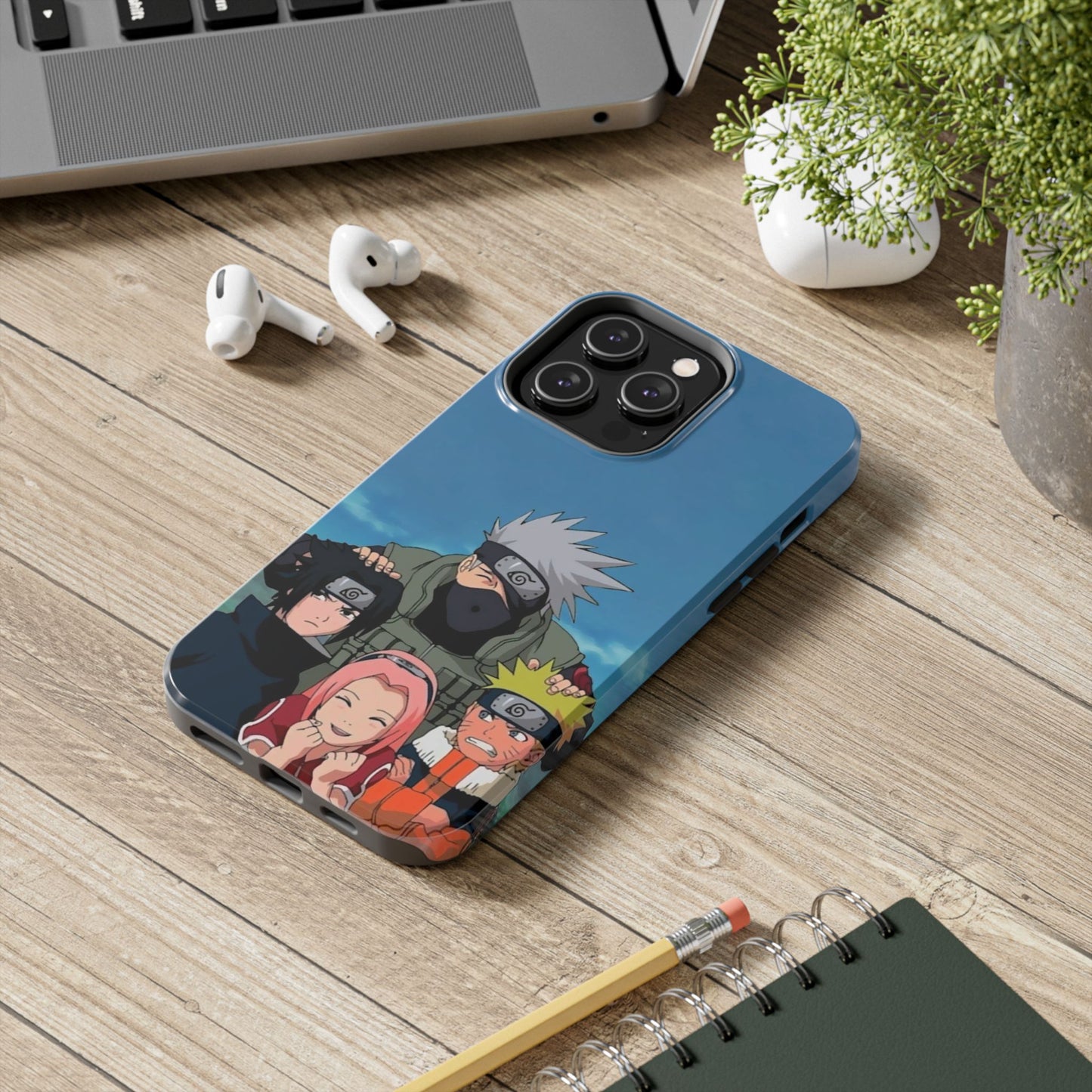 Anime Team Portrait Tough Phone Case — Cute Group Shield Design