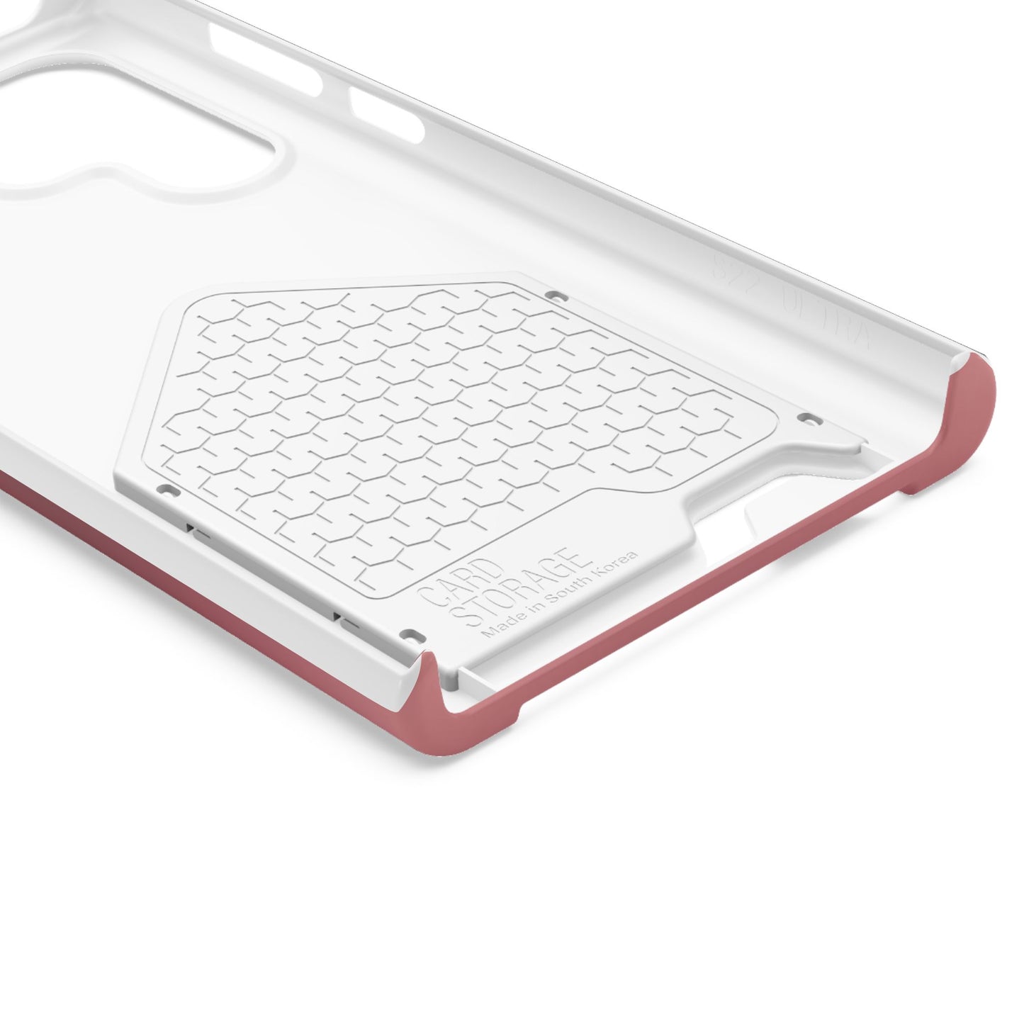 Slim Card-Holder Phone Case — Magnetic Red Wallet Cover