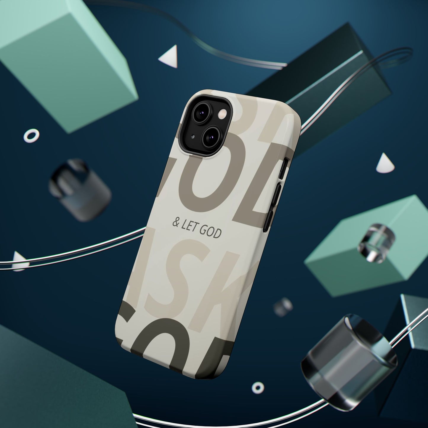 Protective iPhone Case — "Fold & Let God" Magnetic Impact-Resistant Phone Cover