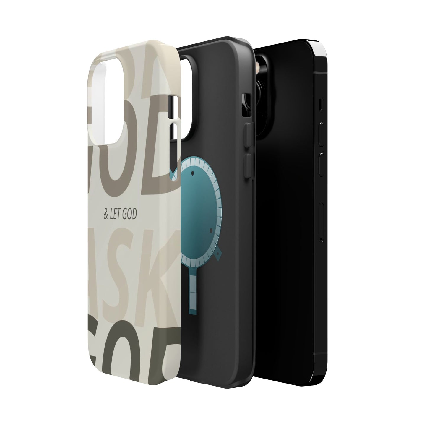 Protective iPhone Case — "Fold & Let God" Magnetic Impact-Resistant Phone Cover