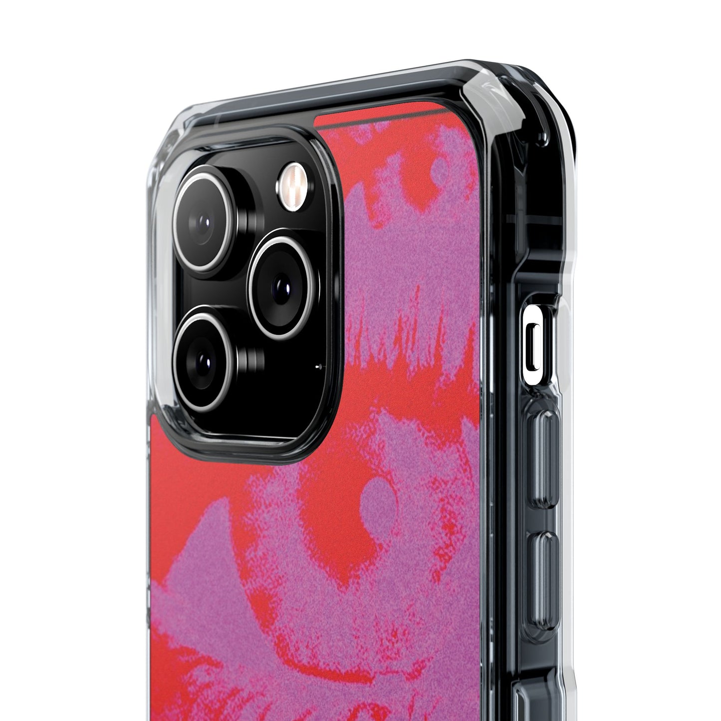 Phone Case — Pop Art Red Eyes Magnetic Clear Impact Case