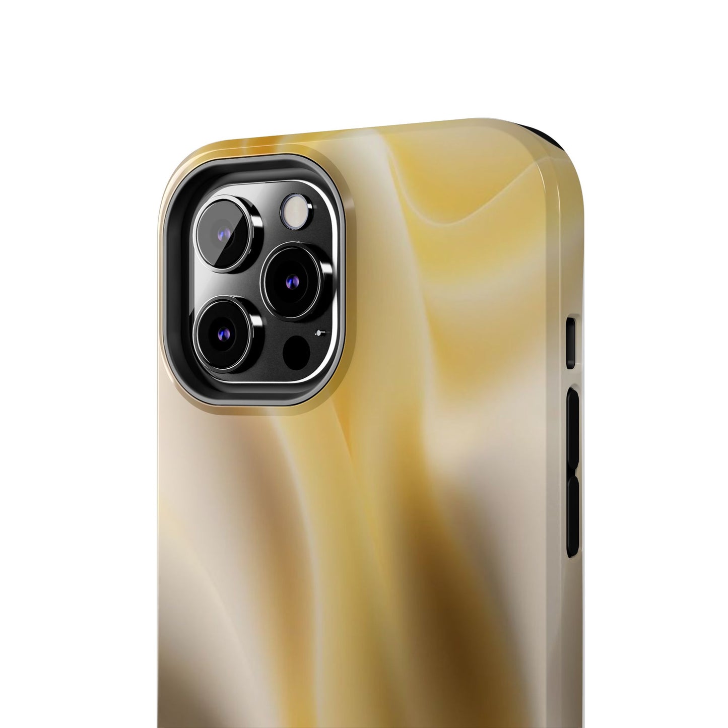 Gold Marble Tough Phone Case — Protective iPhone Case with Elegant Swirl Design