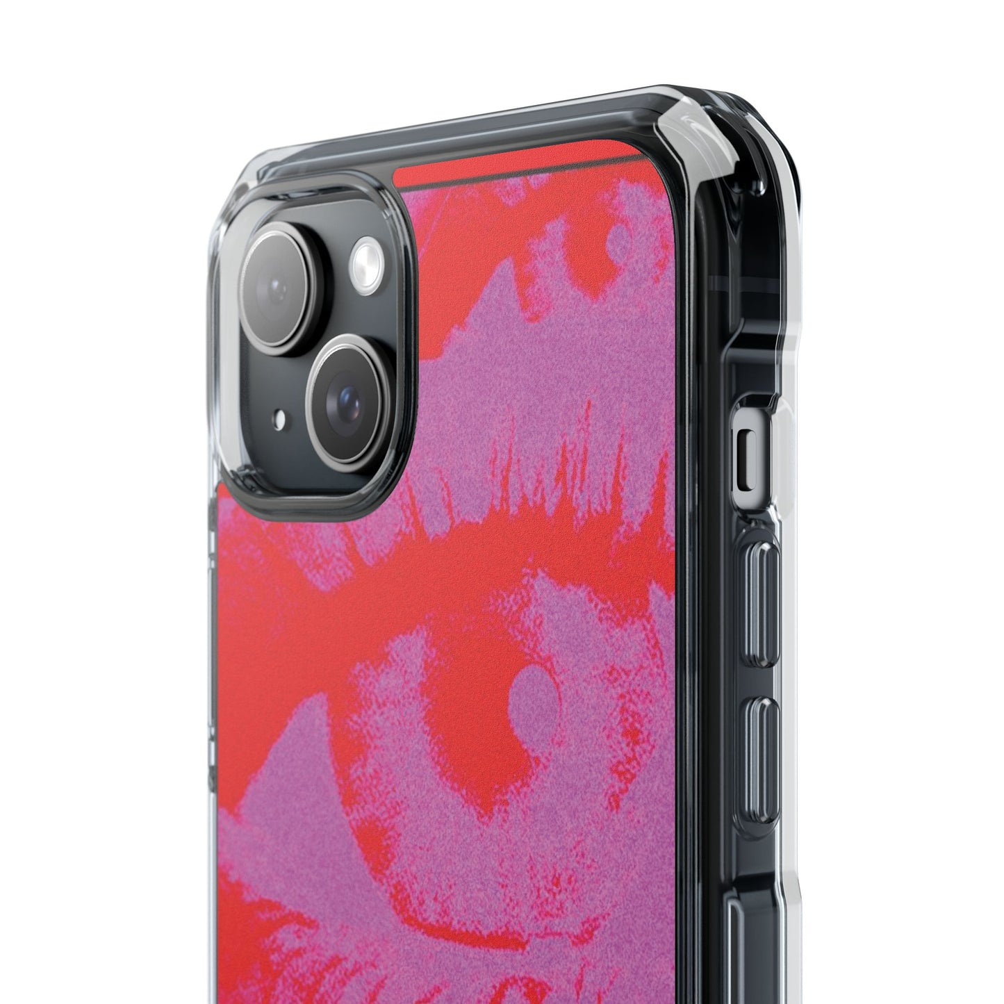 Phone Case — Pop Art Red Eyes Magnetic Clear Impact Case