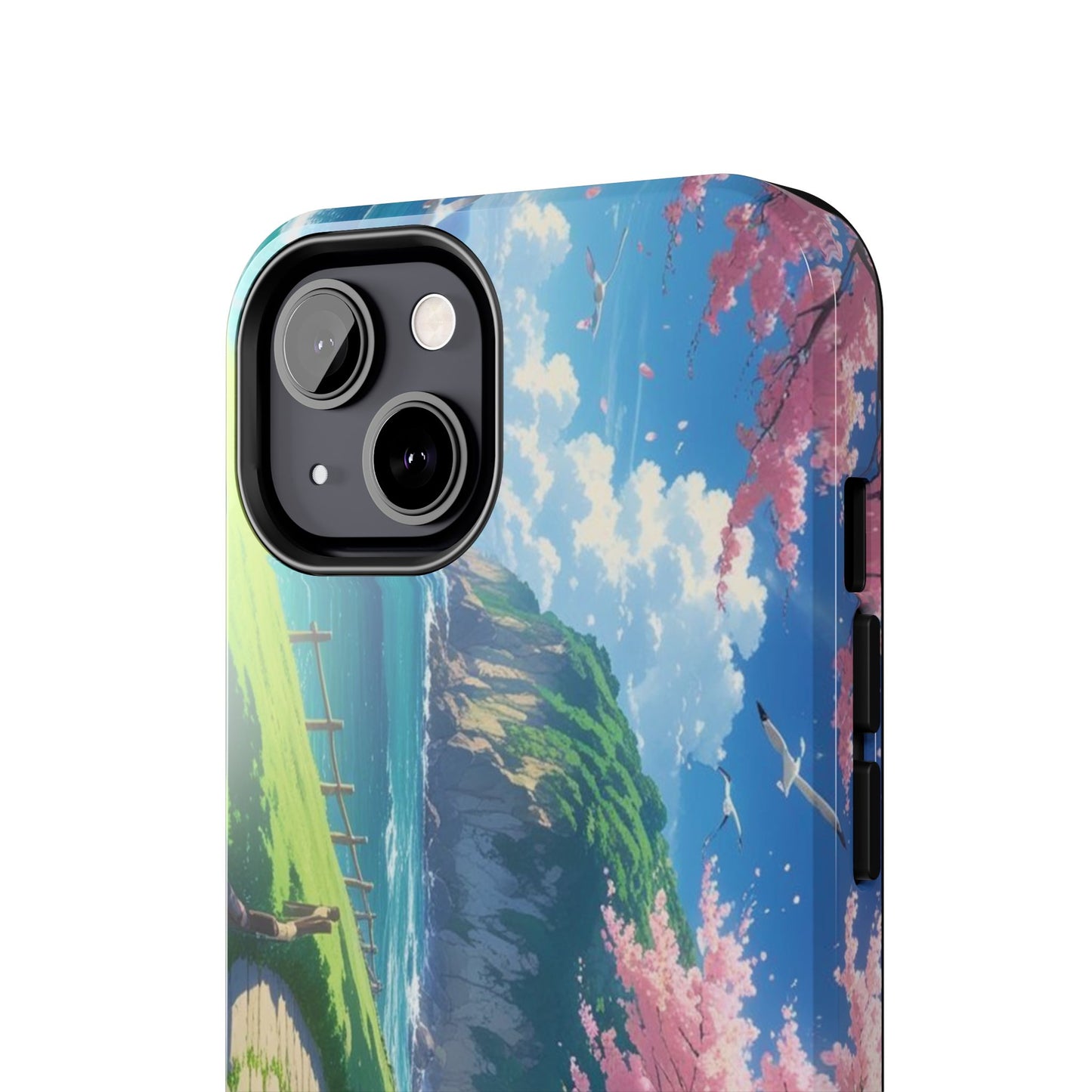 Tough Phone Case — Scenic Cherry Blossom Landscape Phone Cover
