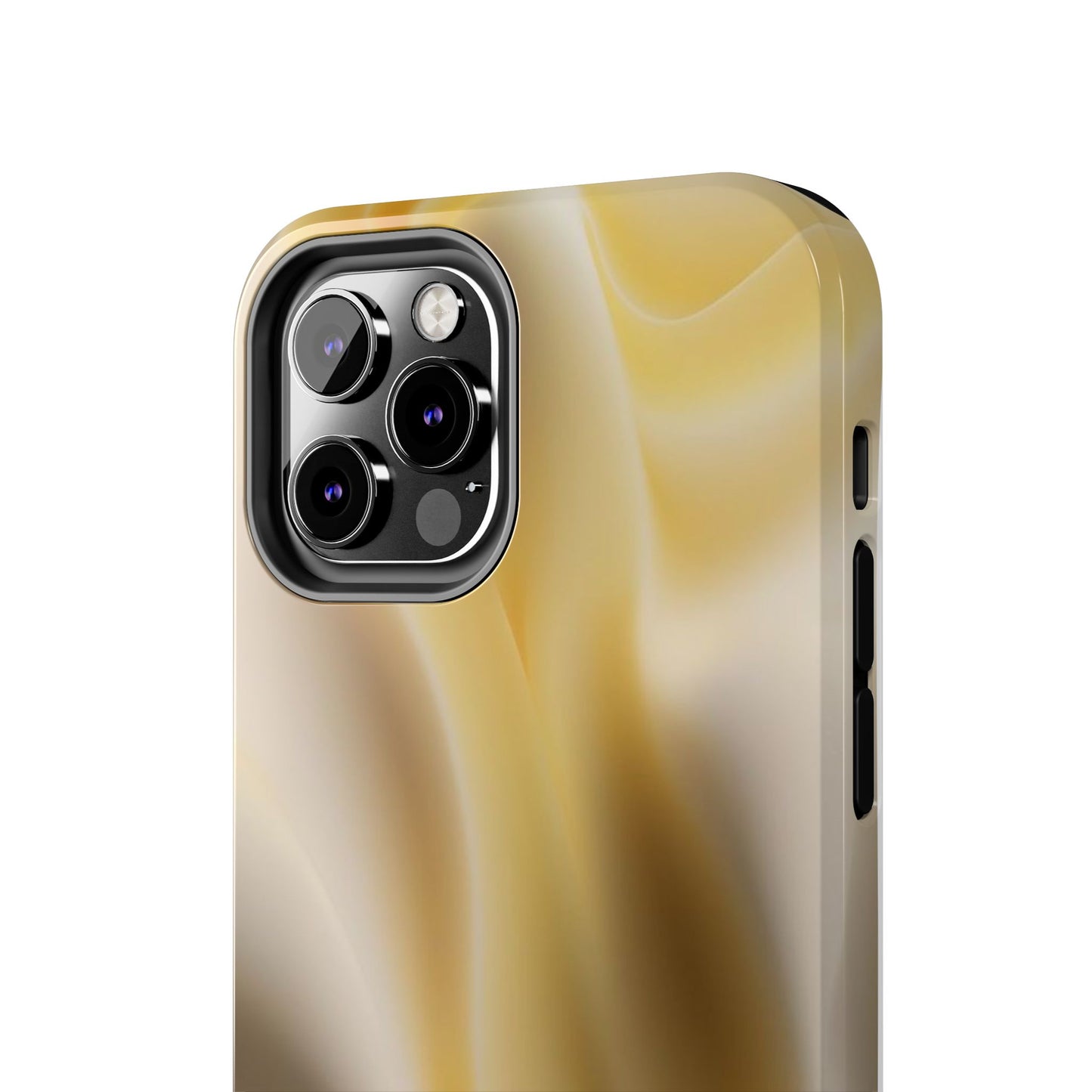 Gold Marble Tough Phone Case — Protective iPhone Case with Elegant Swirl Design