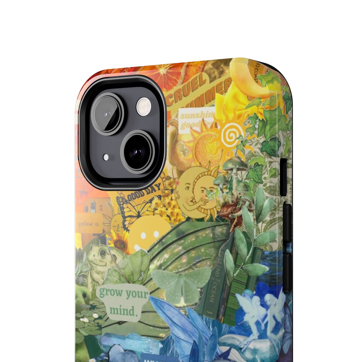 Collage Art Phone Case — 'Grow Your Mind' Lavender Haze Tough Case