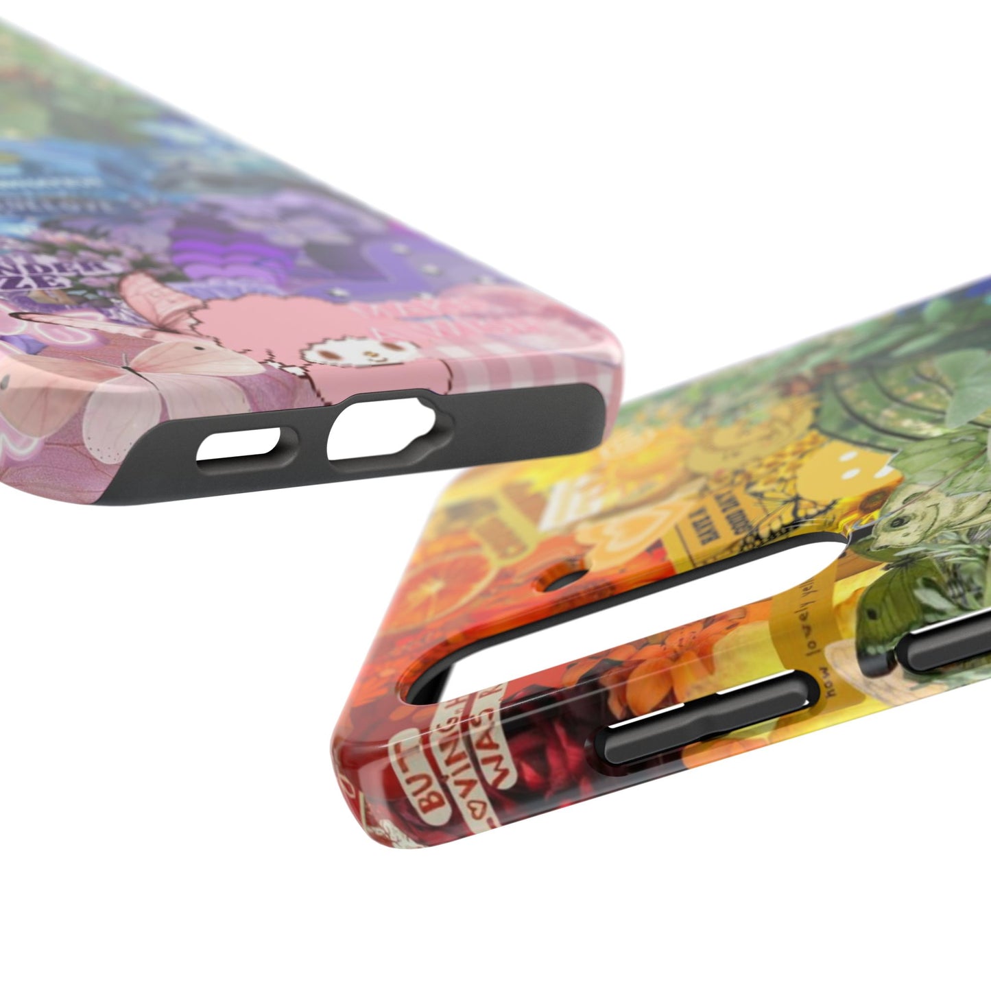 Collage Art Phone Case — 'Grow Your Mind' Lavender Haze Tough Case