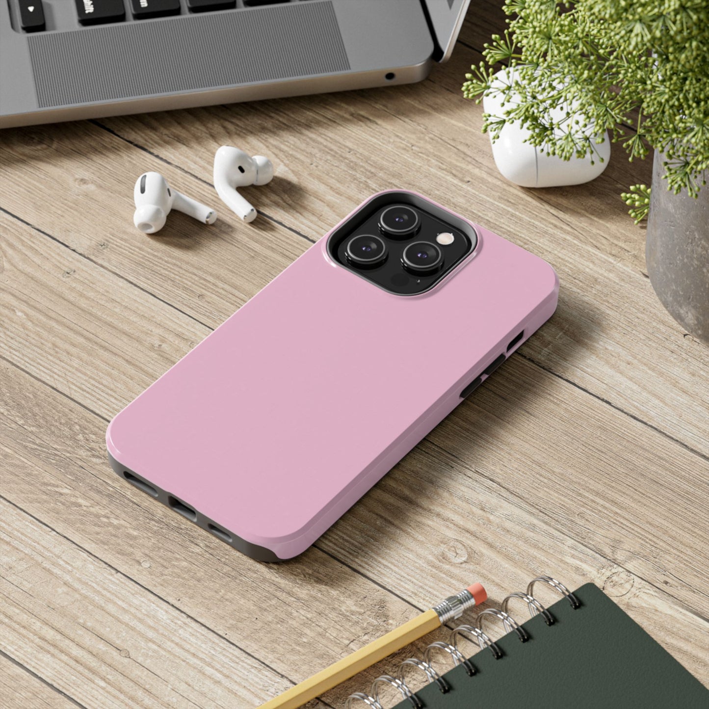 Tough Phone Case — Protective Pink Shockproof Armor for iPhone