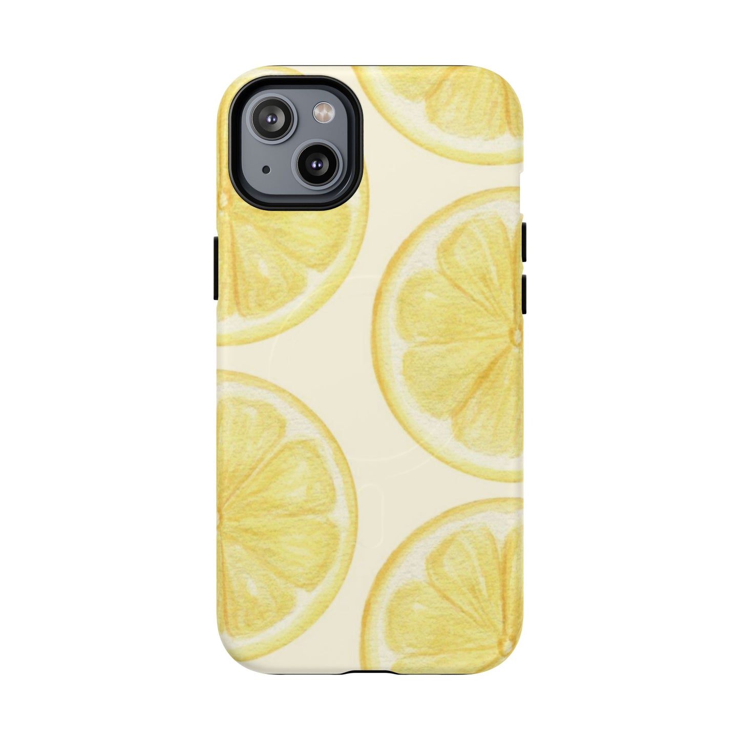 Lemon Slices Tough Magnetic Phone Case — Protective Citrus Pattern