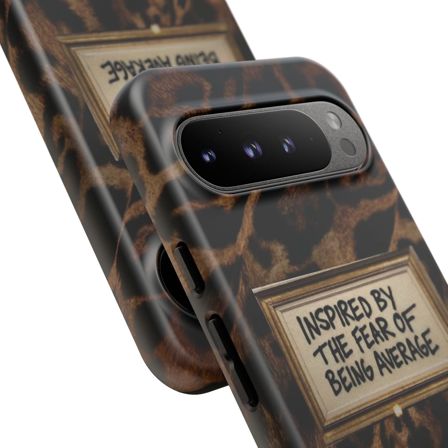 Leopard 'Inspired by the Fear of Being Average' Phone Case