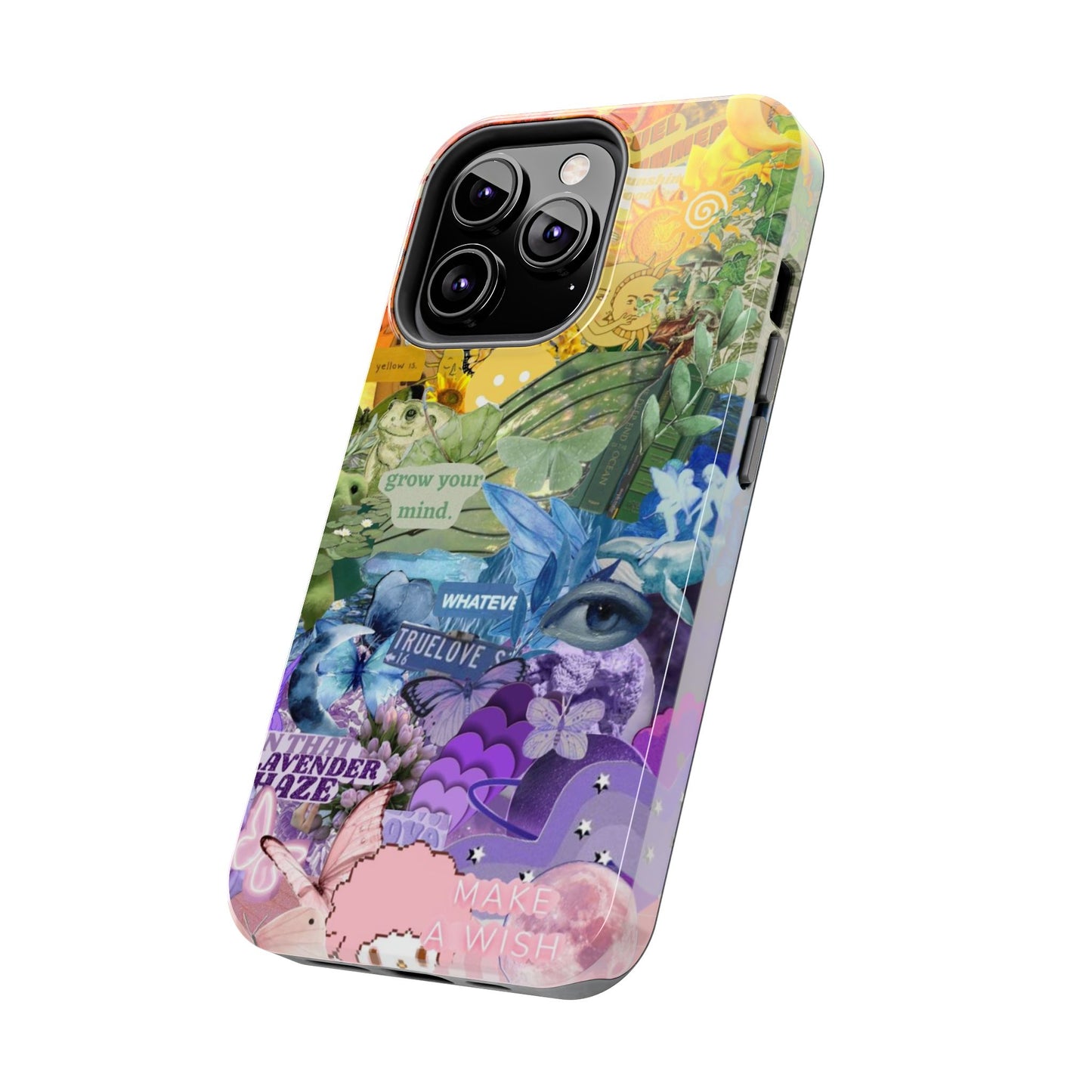 Collage Art Phone Case — 'Grow Your Mind' Lavender Haze Tough Case