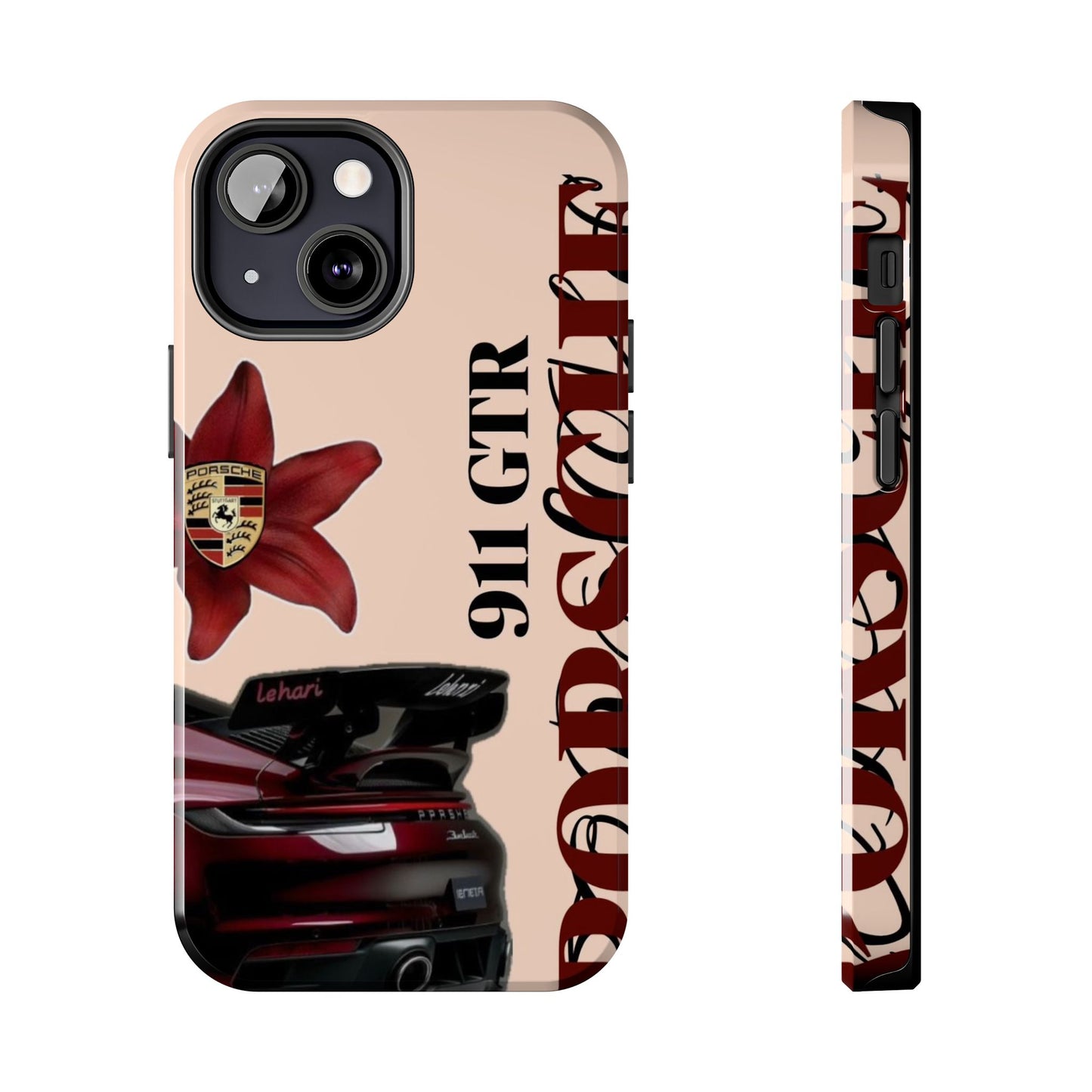 Porsche 911 GT-R Red Orchid Tough Phone Case — Sports Car Protective Cover