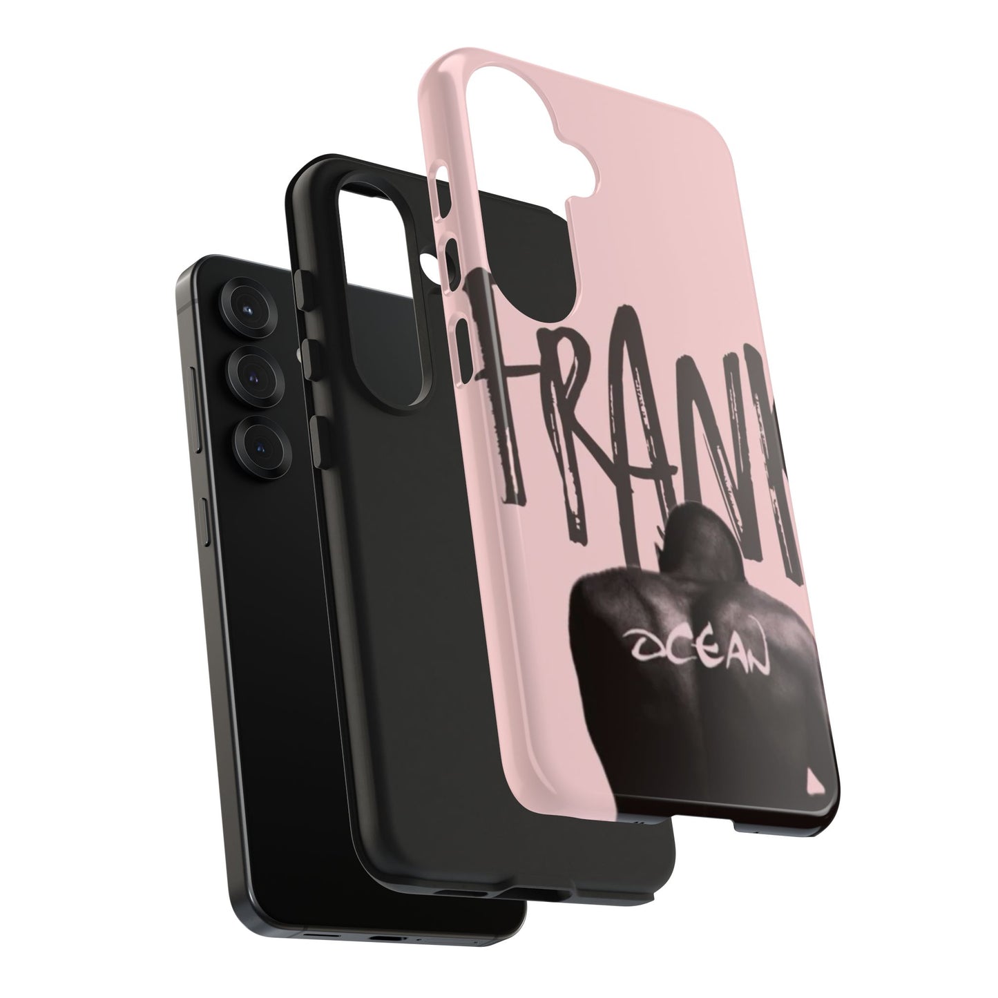 Frank Ocean Tough Phone Case — Pink Back Silhouette Design