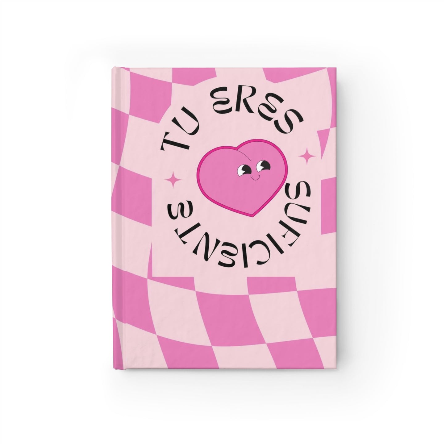 Journal — "Tú Eres Súper" Pink Heart Ruled Notebook