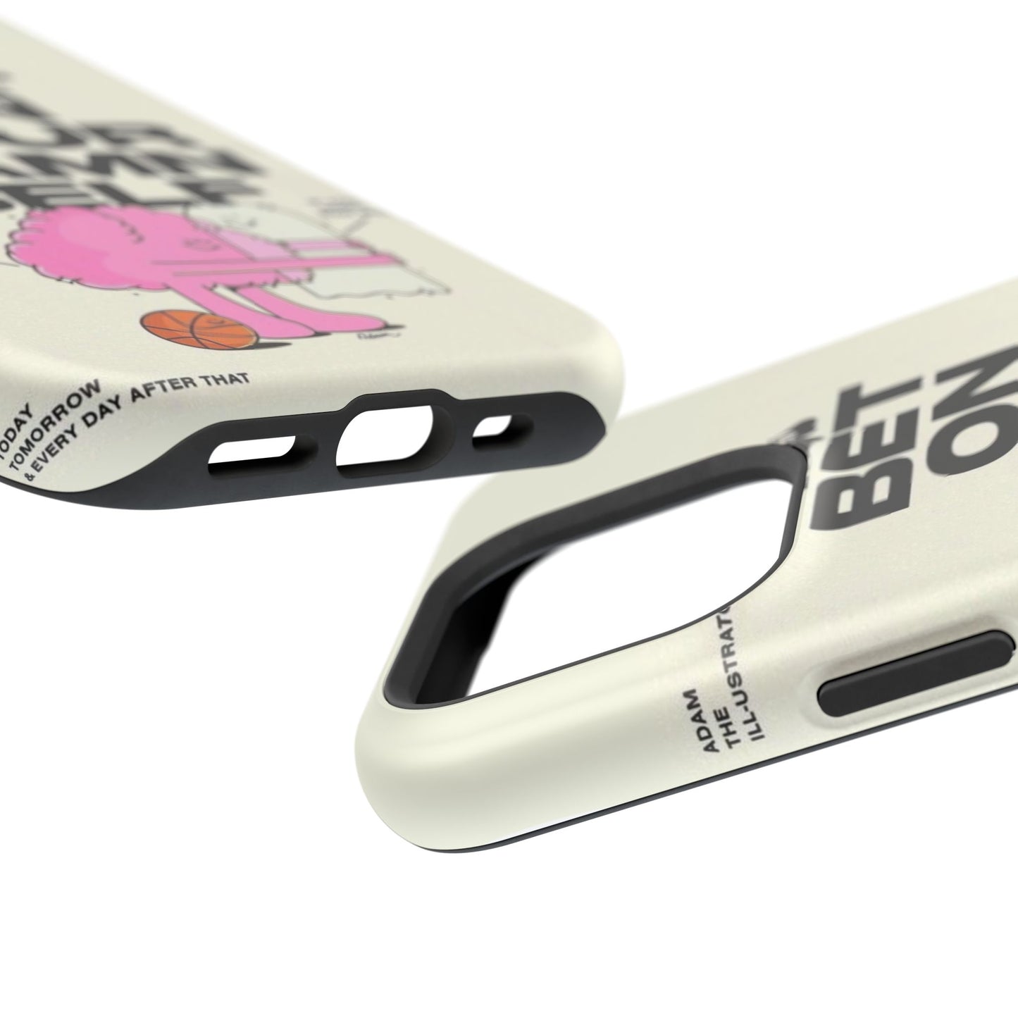 Magnetic Impact-Resistant Case — "Bet On Your Damn Self" Motivational Phone Cover