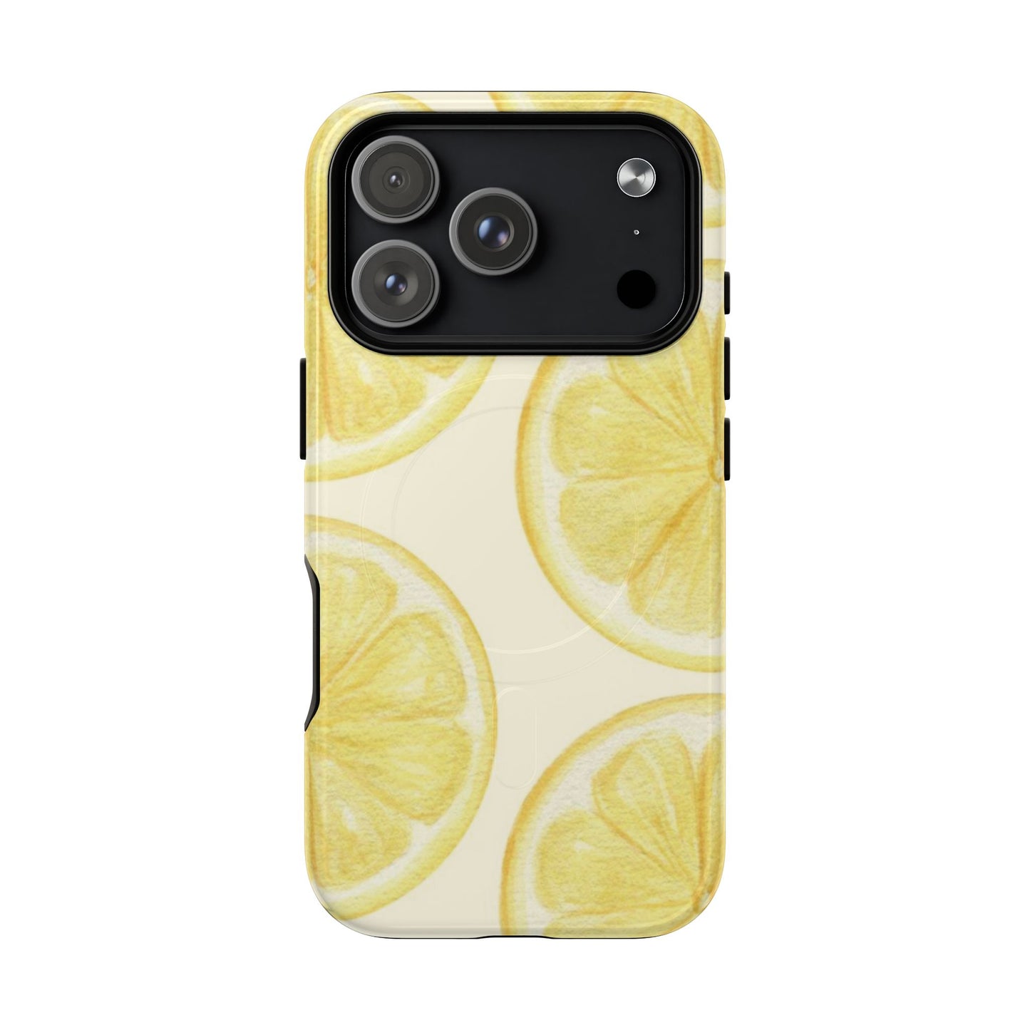 Lemon Slices Tough Magnetic Phone Case — Protective Citrus Pattern