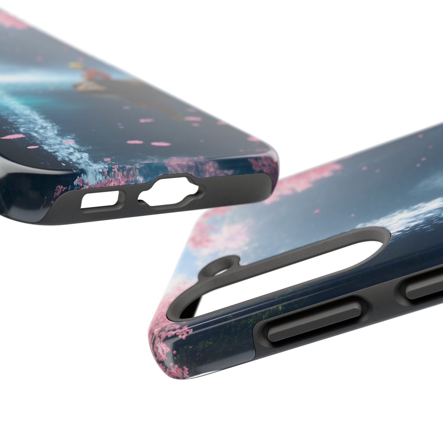 Naruto Scenic Tough Phone Case — Waterfall Meditation Anime Cover