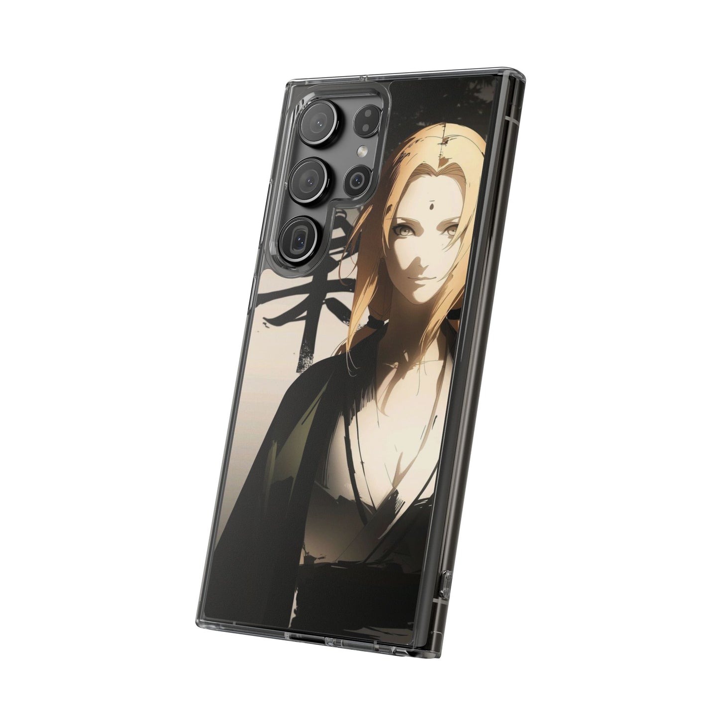 Clear Anime Character Impact-Resistant Phone Case