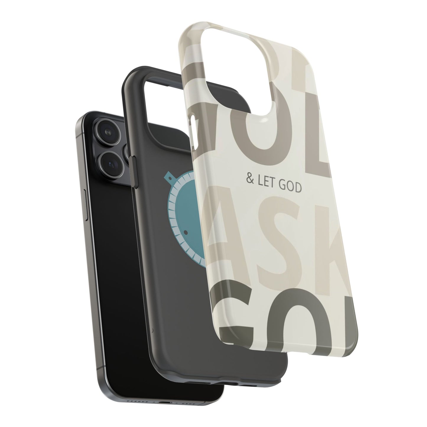 Protective iPhone Case — "Fold & Let God" Magnetic Impact-Resistant Phone Cover