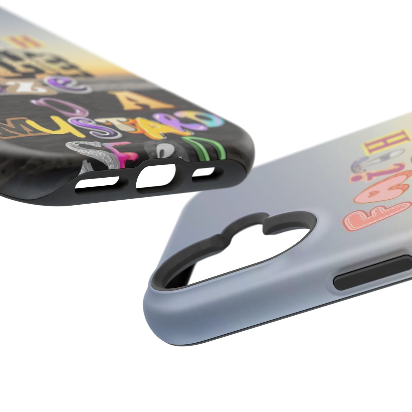 Magnetic Impact-Resistant Phone Case — "Faith the Size of a Mustard Seed" Sunset Design