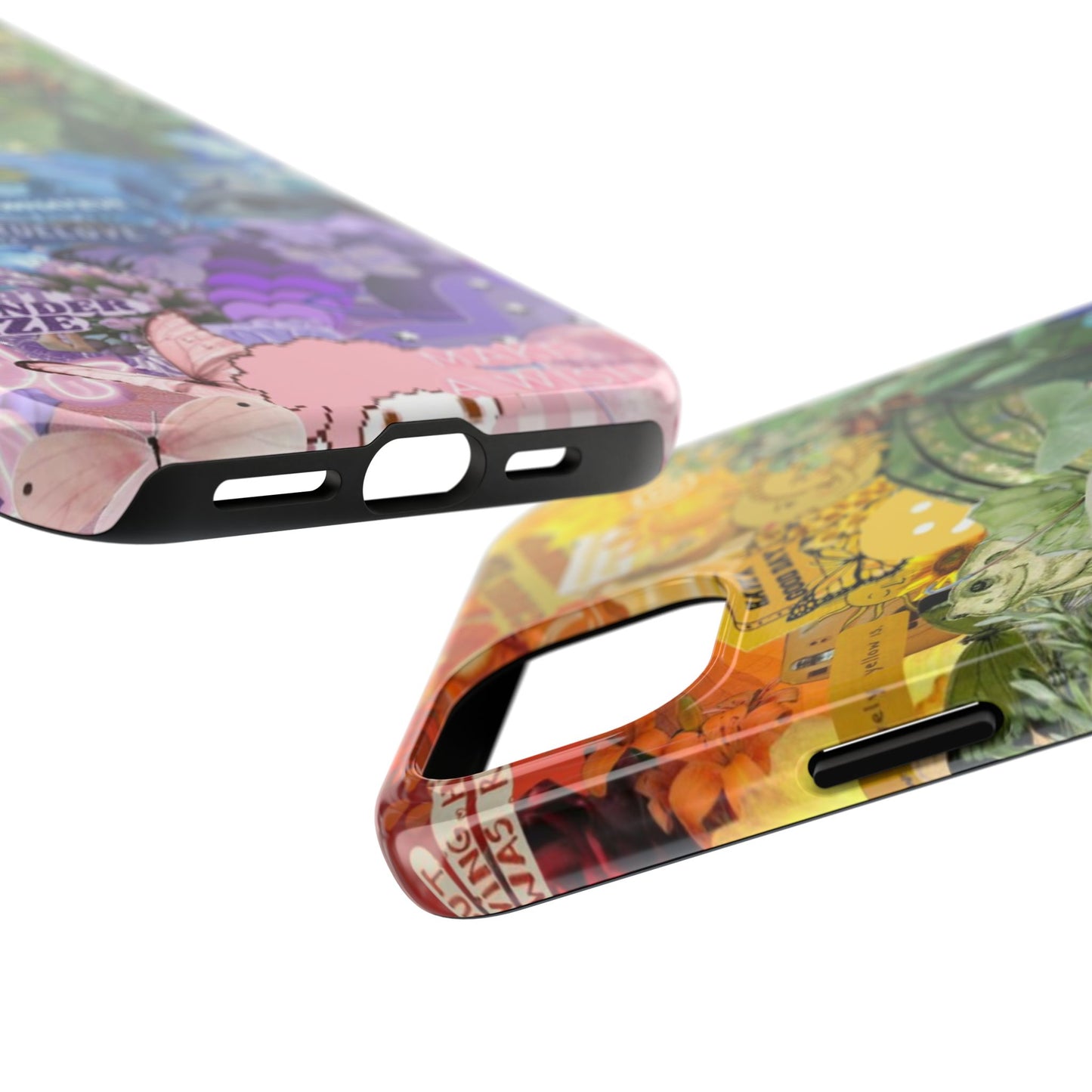 Collage Art Phone Case — 'Grow Your Mind' Lavender Haze Tough Case