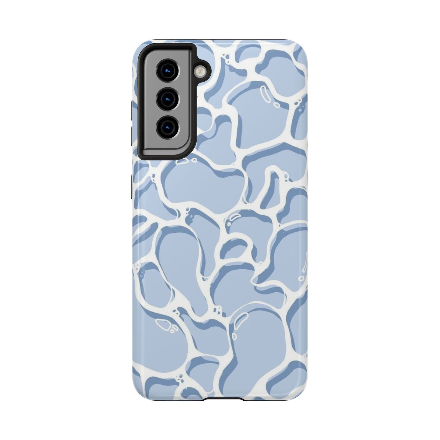 Blue Abstract Pool Pattern Tough Phone Case