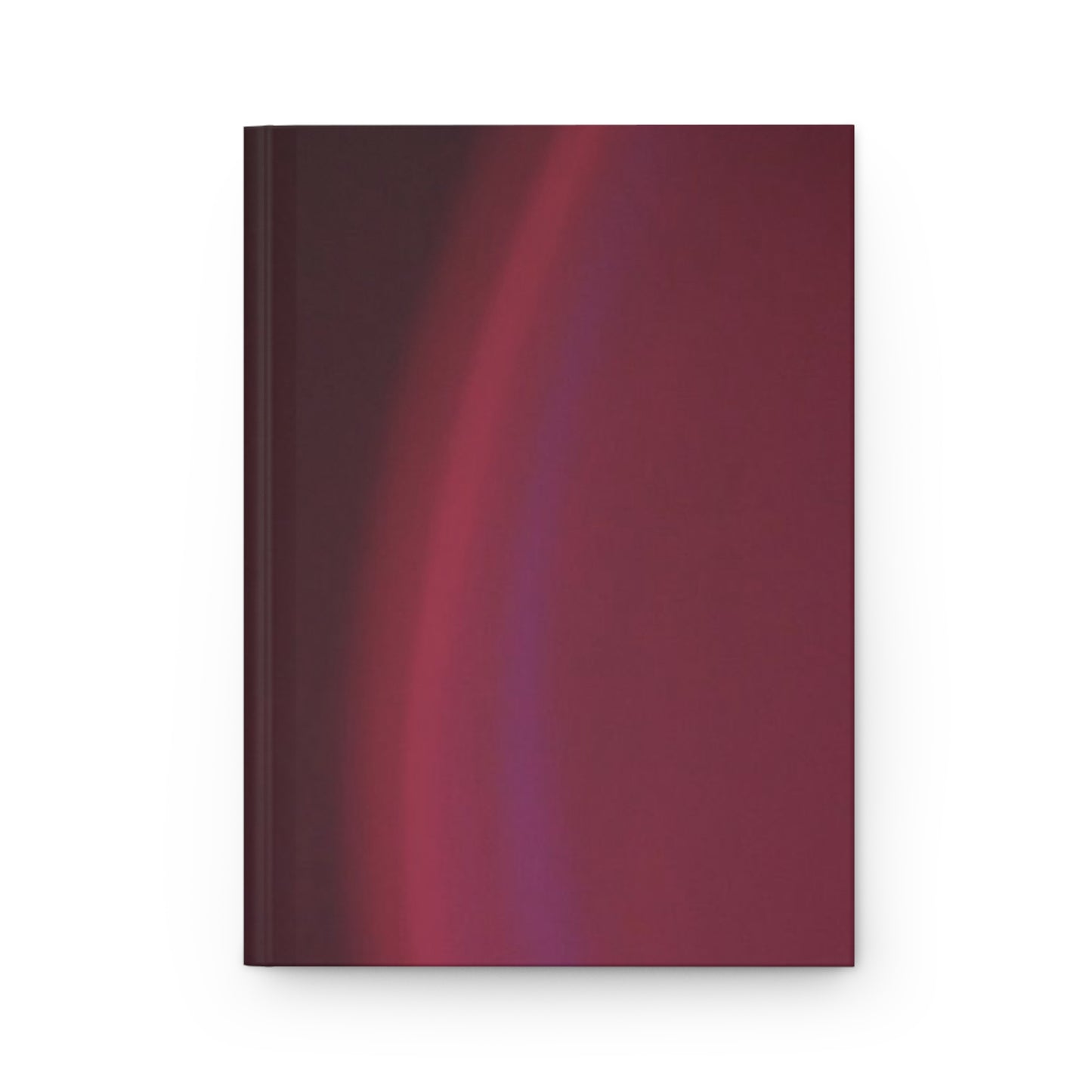 Burgundy Gradient Hardcover Journal — Matte Writing Notebook for Notes & Gifts