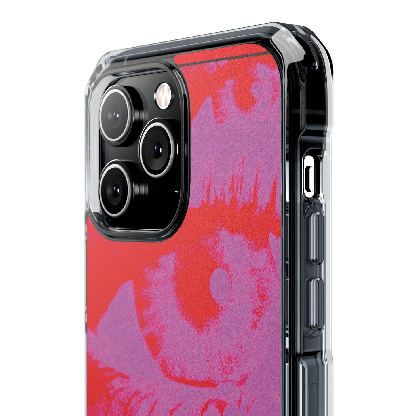 Phone Case — Pop Art Red Eyes Magnetic Clear Impact Case