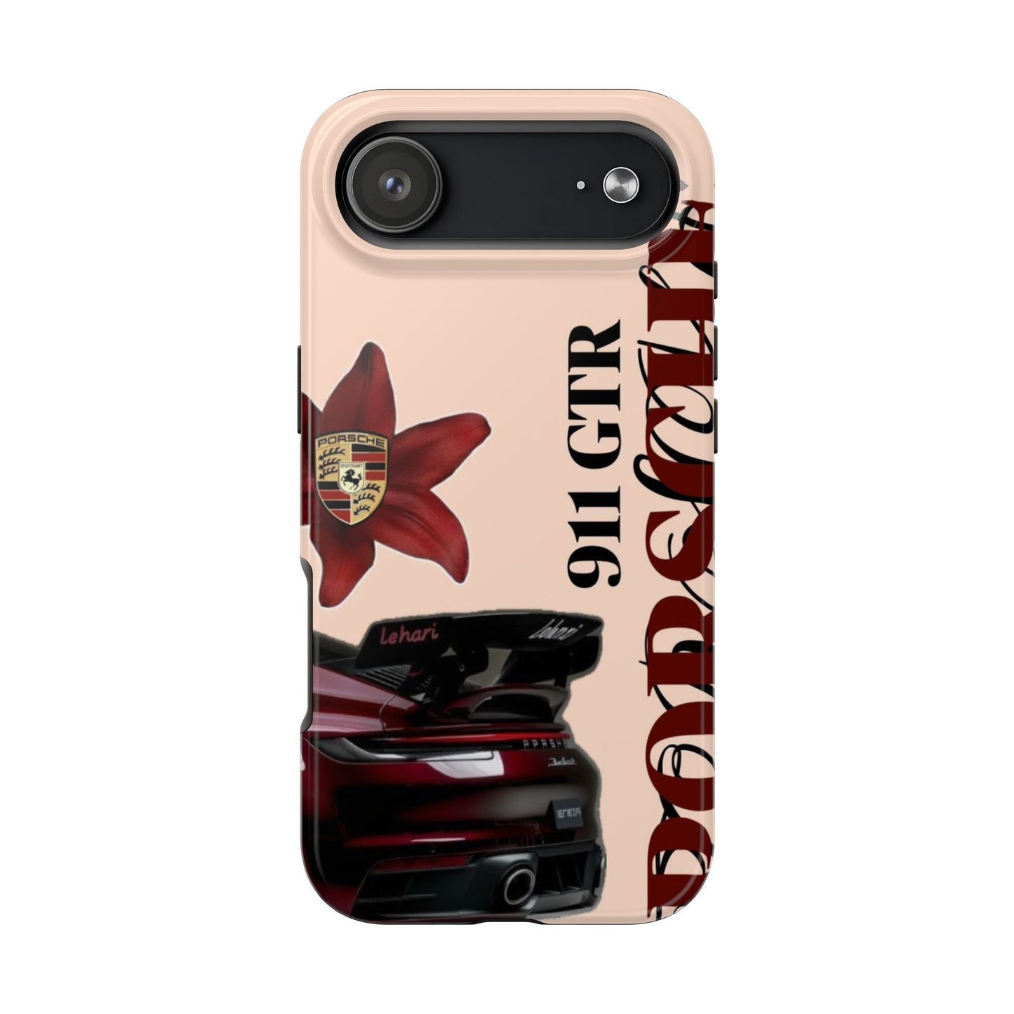 Porsche 911 GT-R Red Orchid Tough Phone Case — Sports Car Protective Cover
