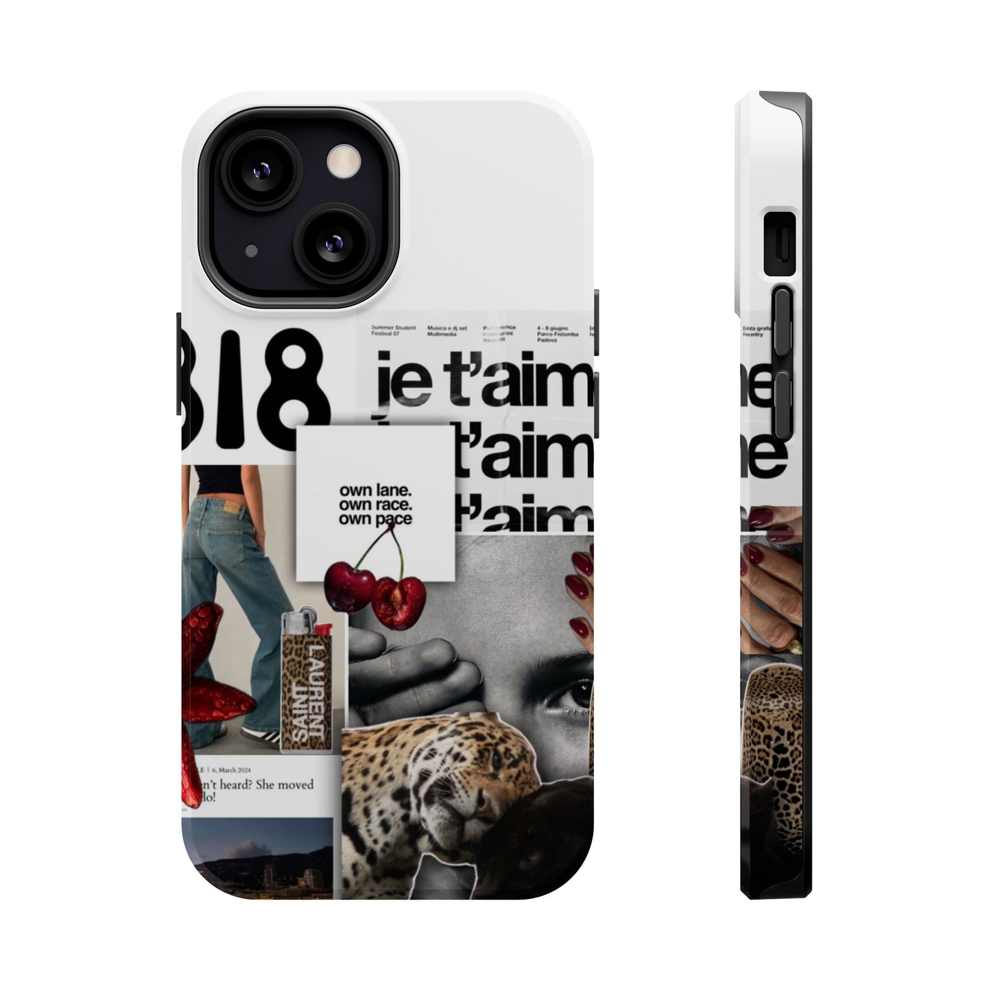 Collage 'Je t’aime' Magnetic Impact-Resistant Phone Case