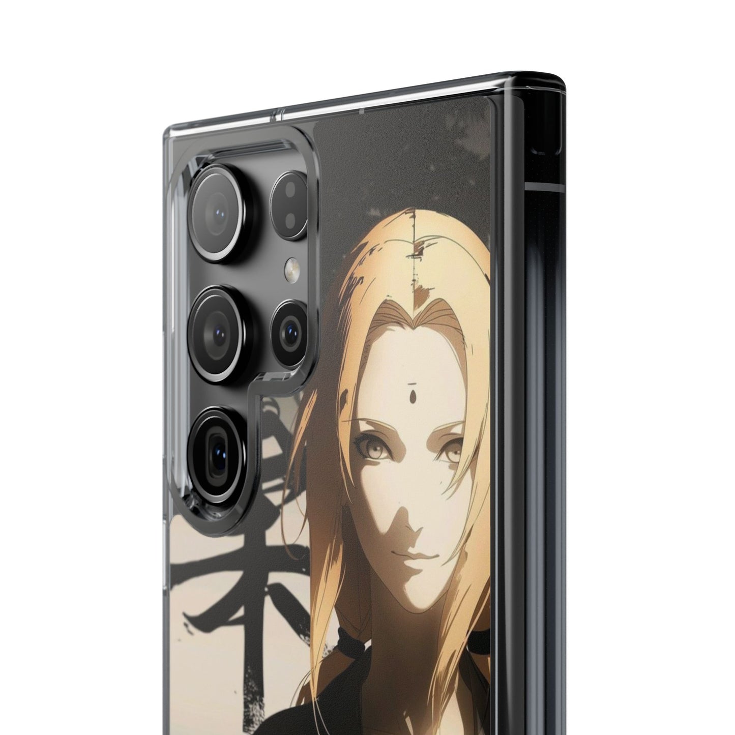 Clear Anime Character Impact-Resistant Phone Case