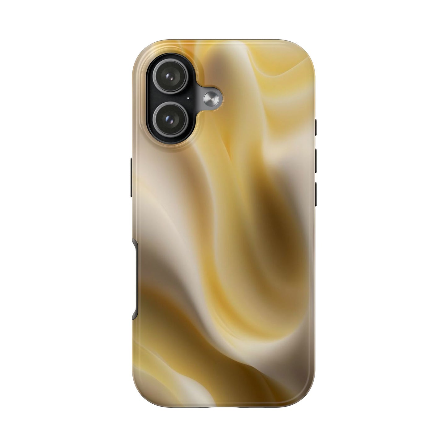 Gold Marble Tough Phone Case — Protective iPhone Case with Elegant Swirl Design