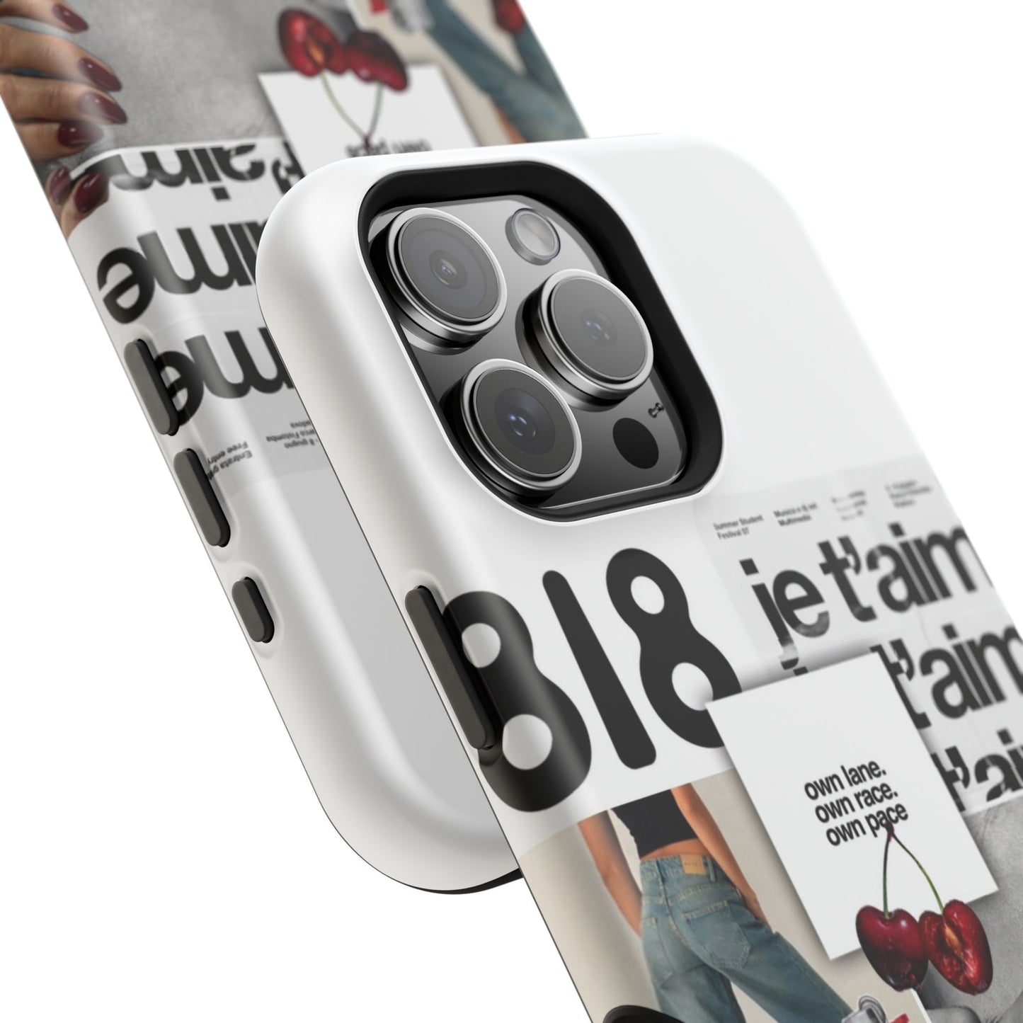 Collage 'Je t’aime' Magnetic Impact-Resistant Phone Case
