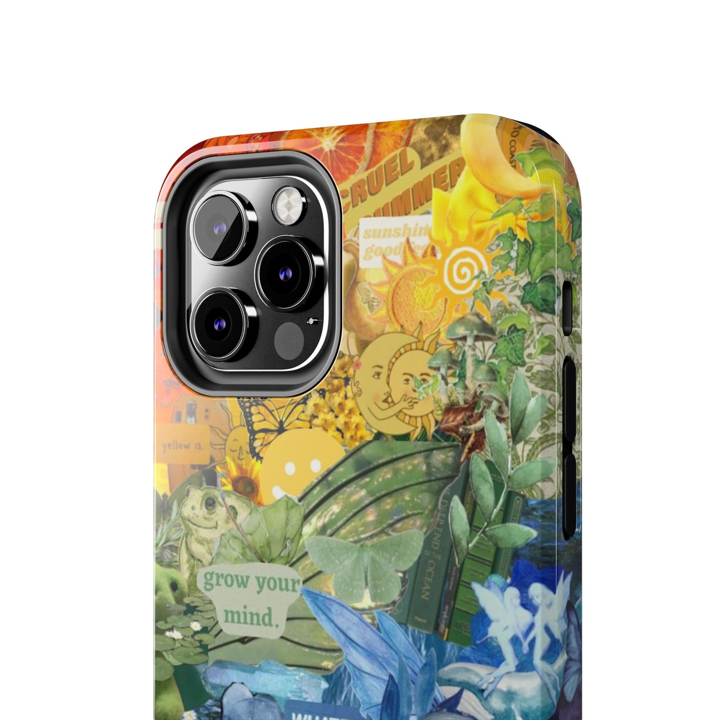 Collage Art Phone Case — 'Grow Your Mind' Lavender Haze Tough Case