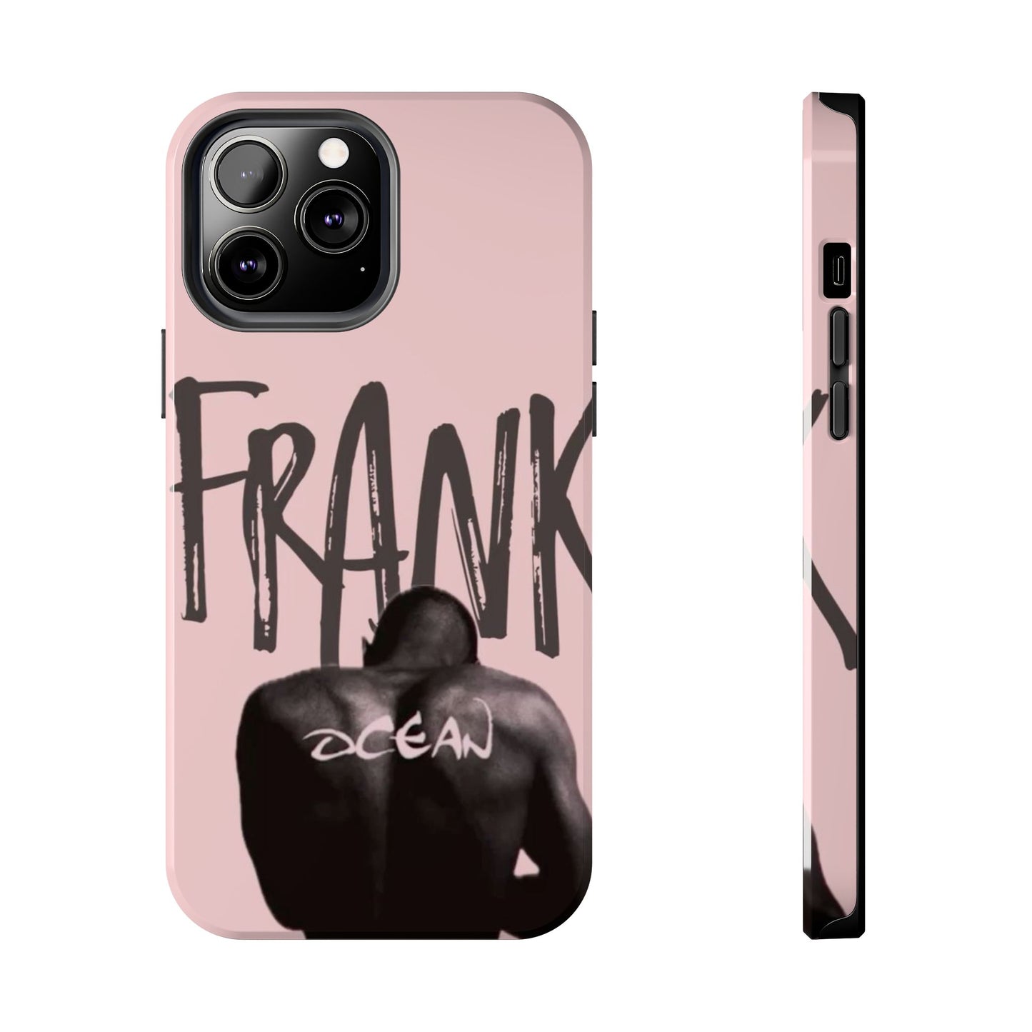 Frank Ocean Tough Phone Case — Pink Back Silhouette Design