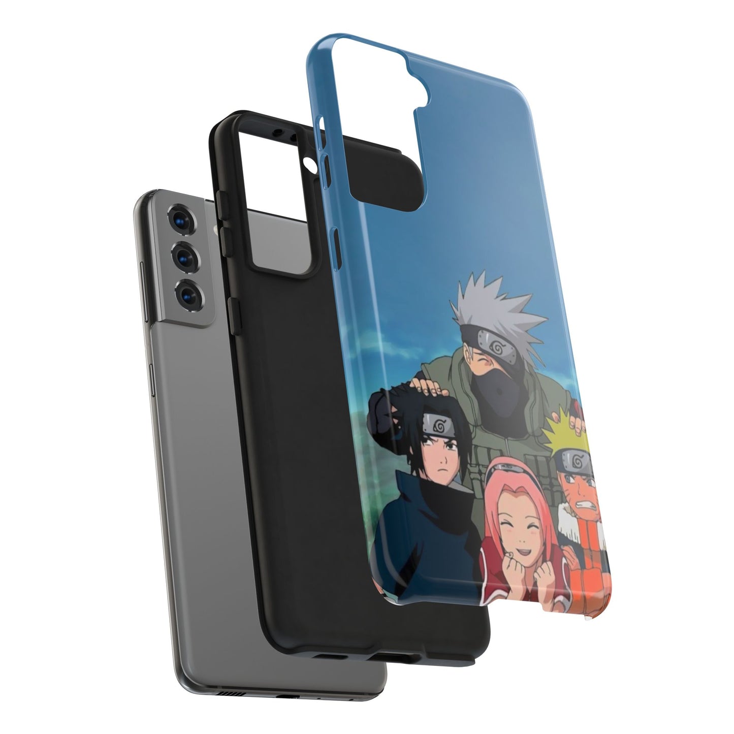 Anime Team Portrait Tough Phone Case — Cute Group Shield Design