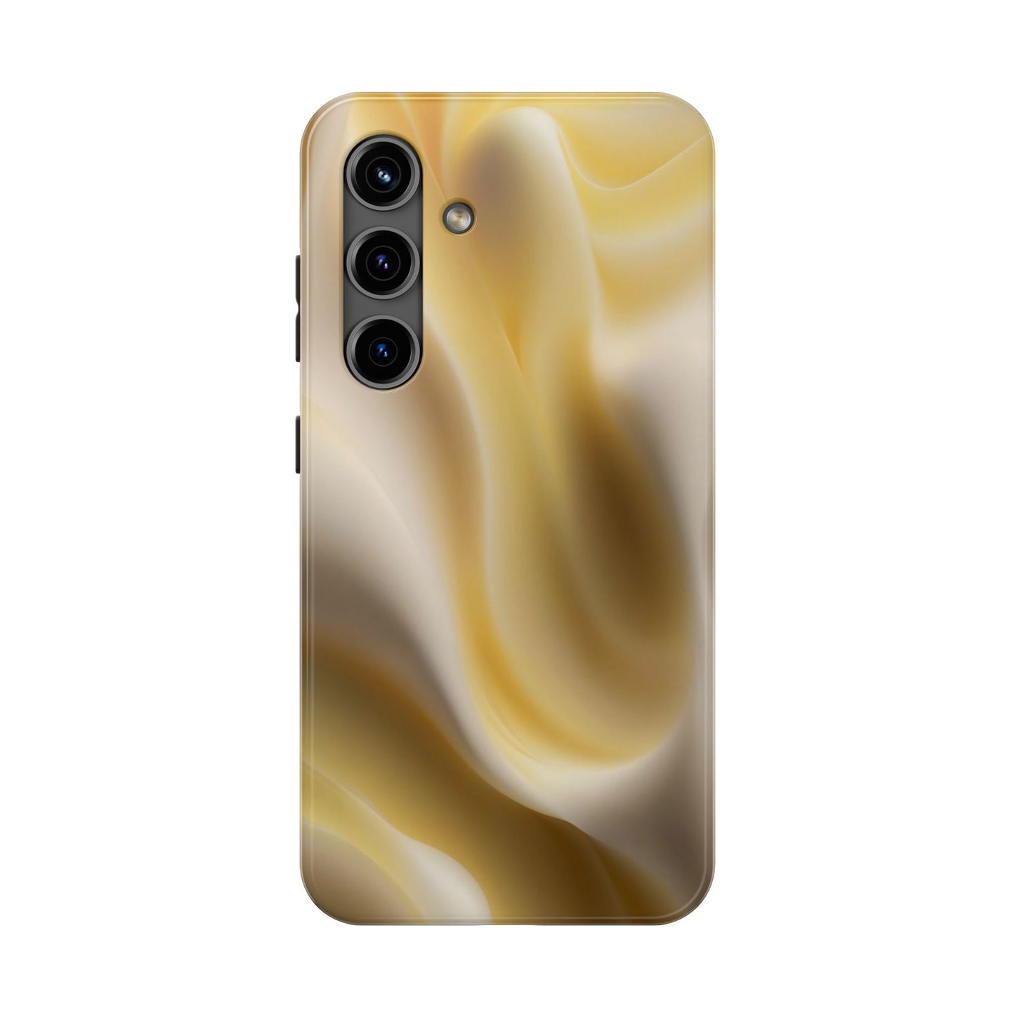 Gold Marble Tough Phone Case — Protective iPhone Case with Elegant Swirl Design